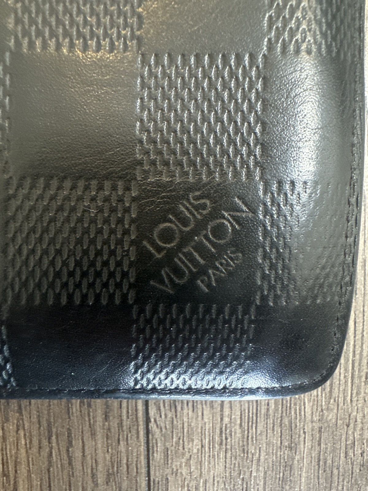 Louis Vuitton Louis Vuitton Slender Wallet Damier Infini Black Size ONE SIZE - 9 Thumbnail