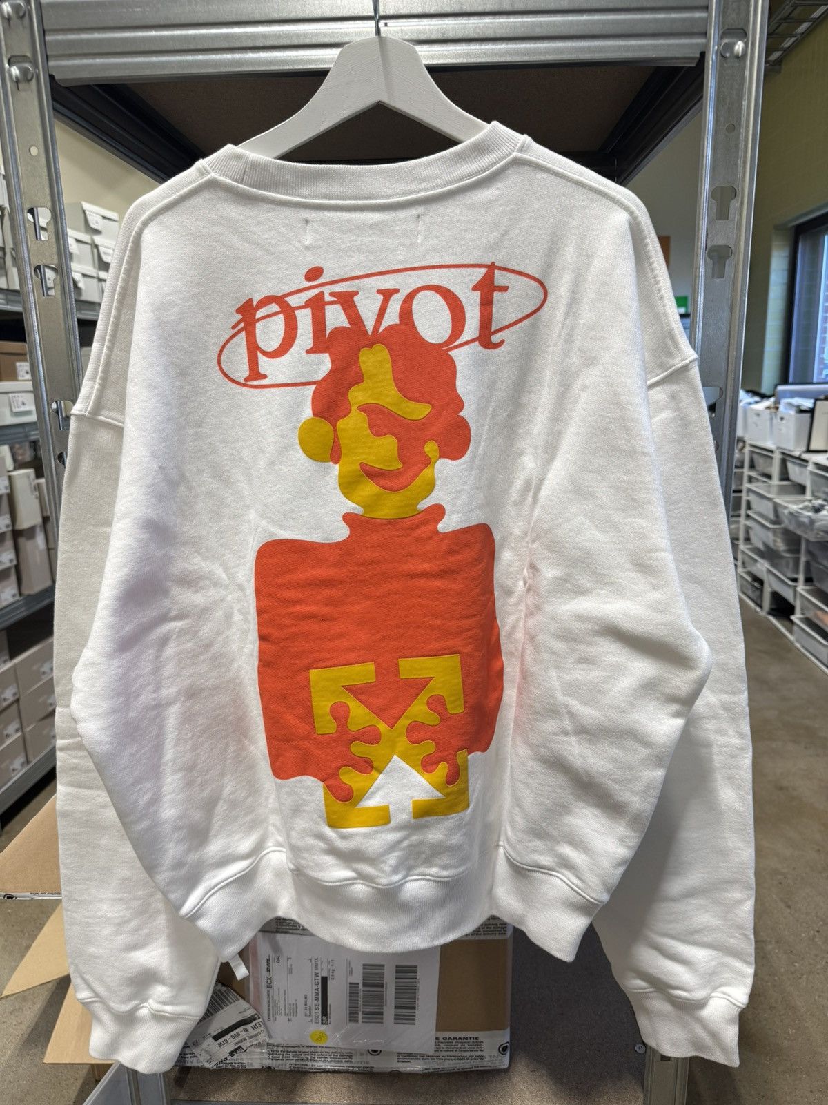 Off-White Off-White Pivot Arrow Sweatshirt NEW 650$ Size US L / EU 52-54 / 3 - 2 Thumbnail