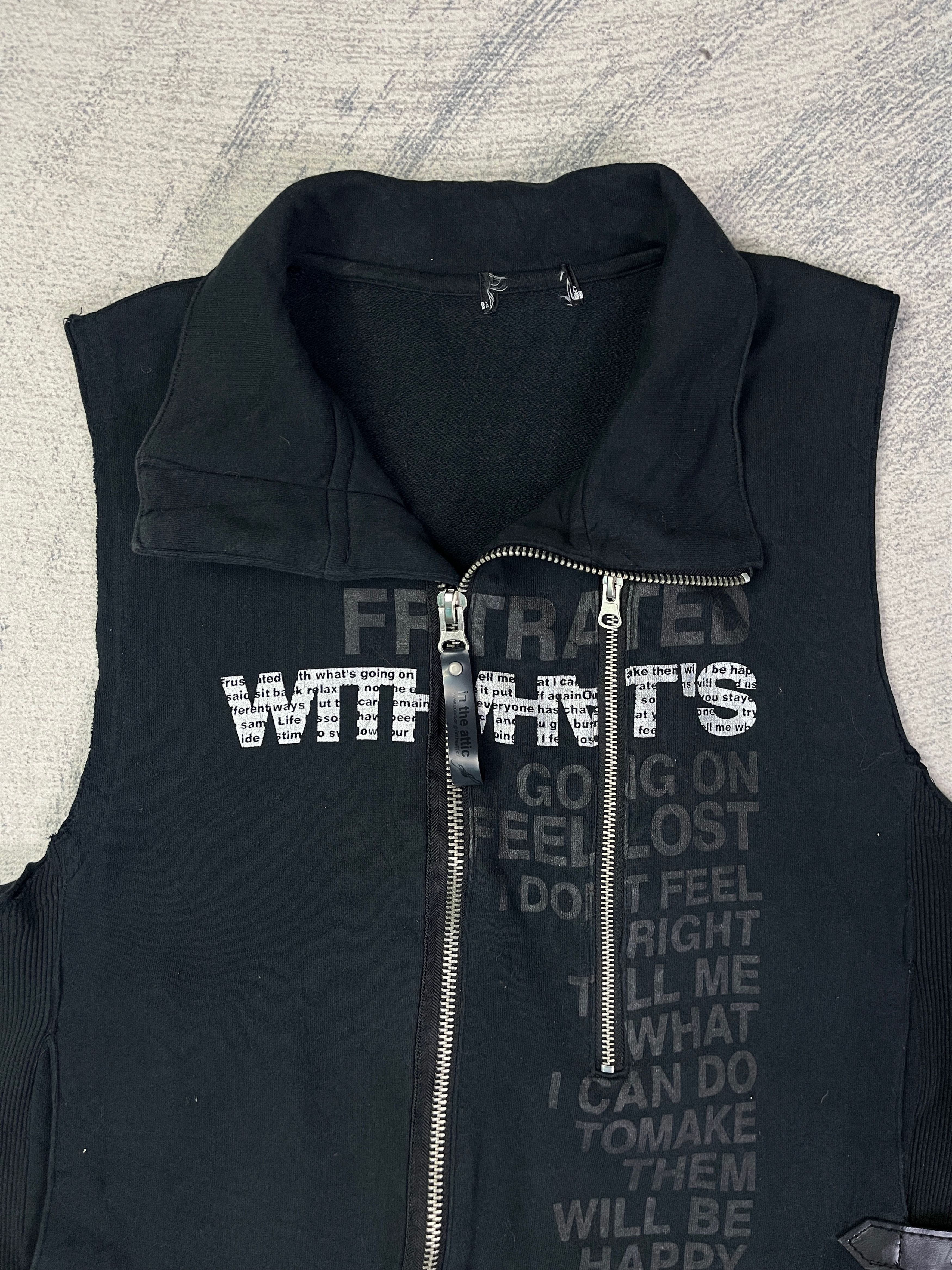 In The Attic Poem Vkei Style Asymmetrical Sleeveless Jacket Seditionaries Size US M / EU 48-50 / 2 - 3 Thumbnail