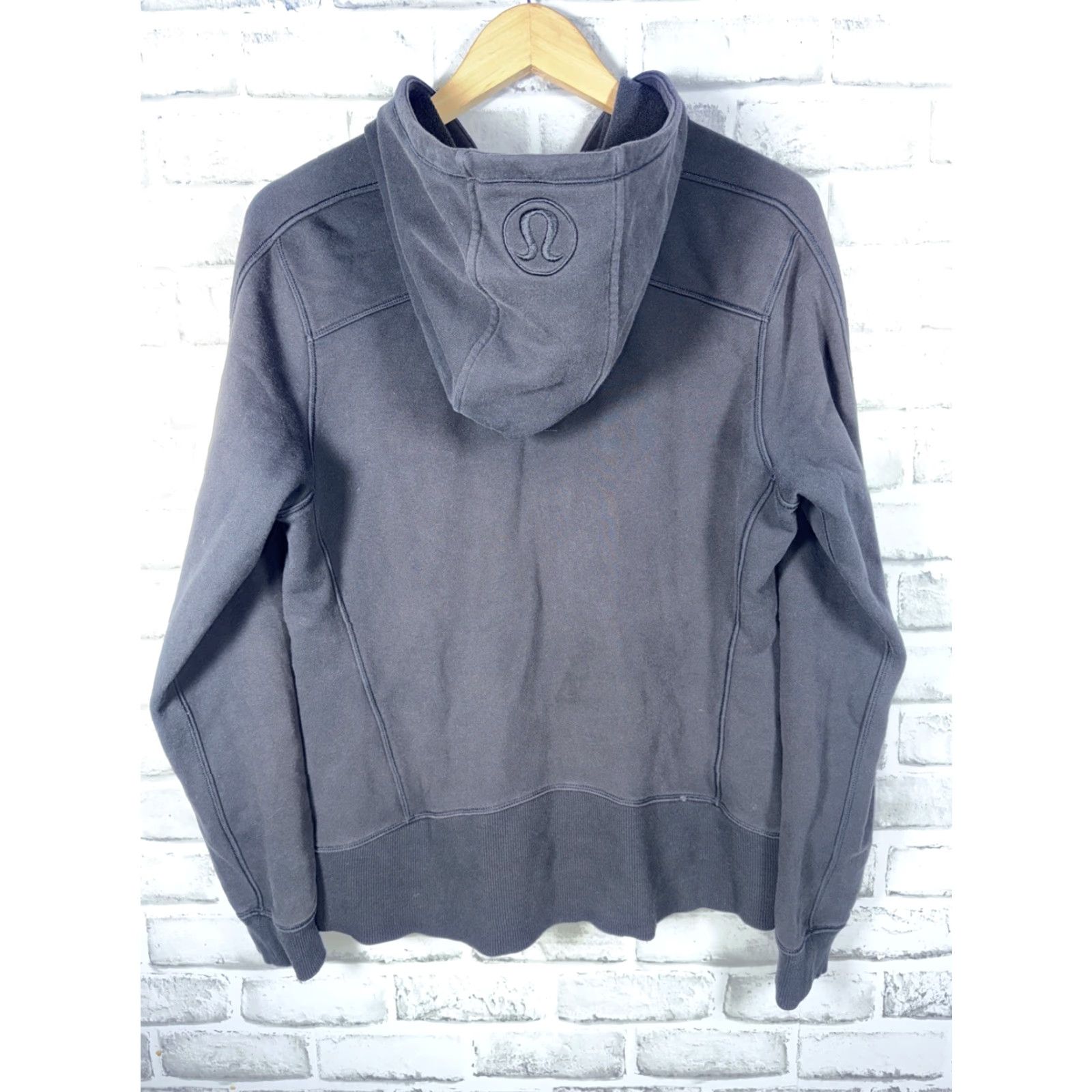 Lululemon LULULEMON Black Full Zip Hoodie Jacket Womens 10 Black Full Zip Hoodie Jacket Women 10 Size L / US 10 / IT 46 - 7 Thumbnail