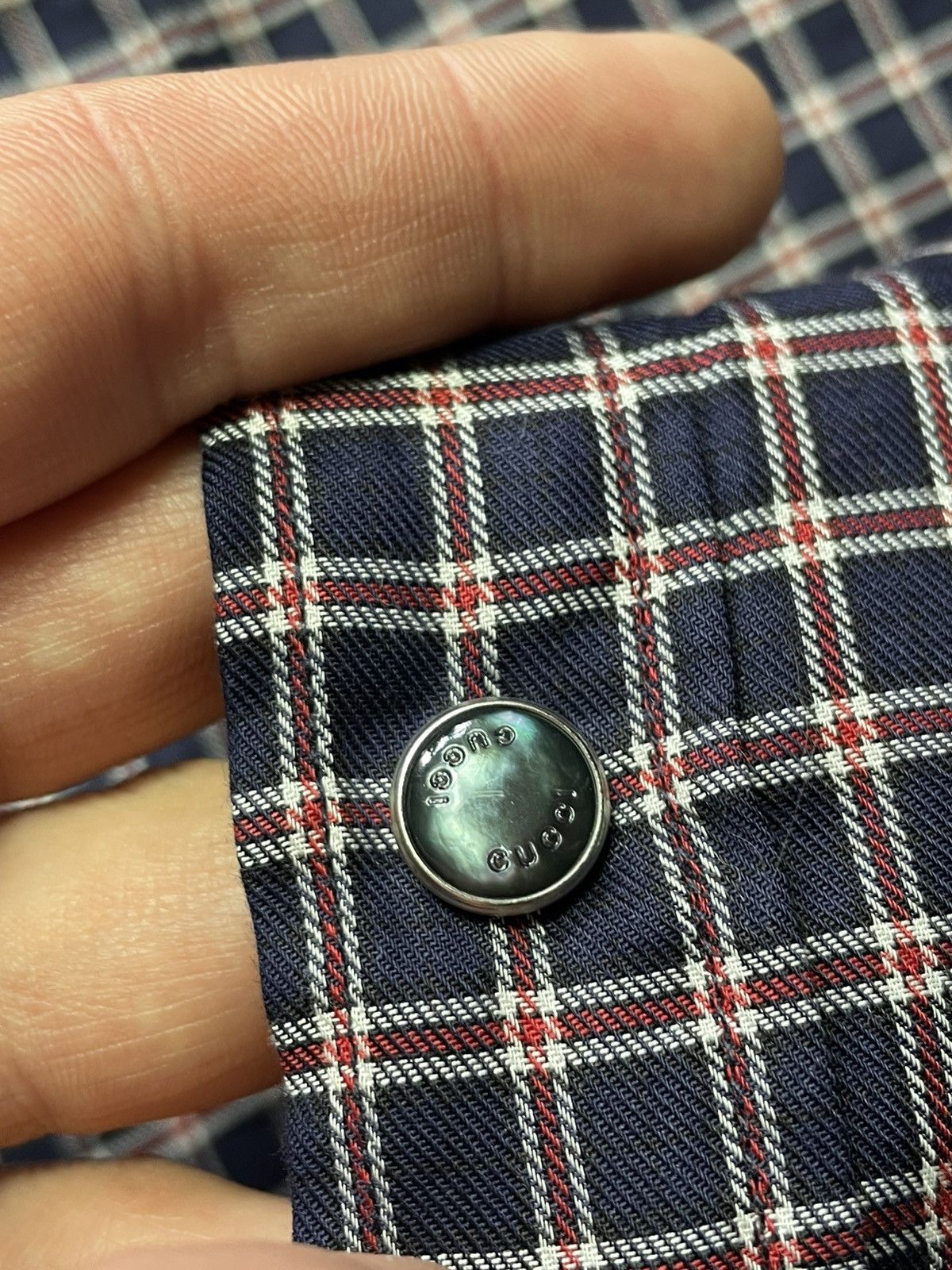 Gucci GUCCI 2011 Plaid Western Slim Fit Shirt Made In Italy Size S Size US S / EU 44-46 / 1 - 4 Thumbnail