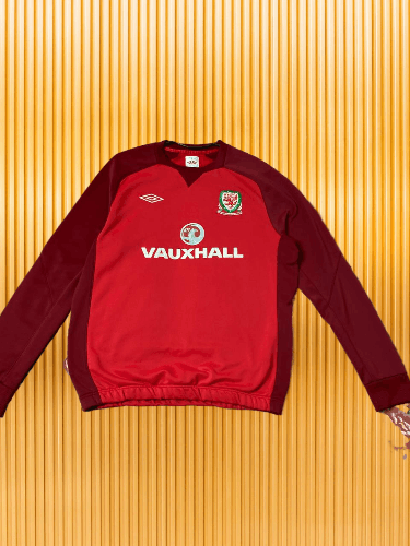Umbro × Vintage Umbro Wales Training Top Retro Sweatshirt Jersey Size US L / EU 52-54 / 3 - 1 Thumbnail
