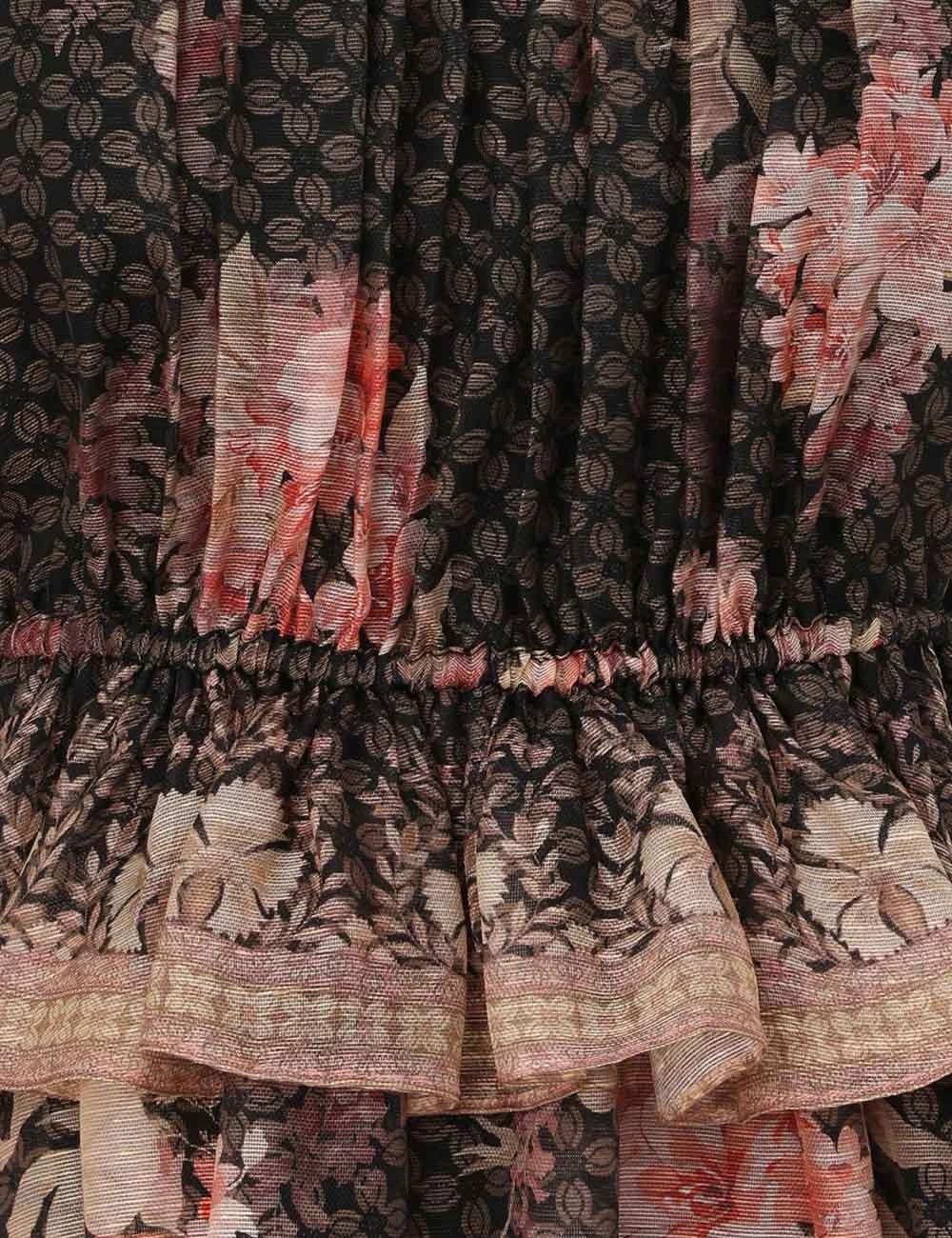 Zimmermann oc11z0226 Illuminate Halter Mini Dress In Multicolor Size L / US 10 / IT 46 - 6 Thumbnail