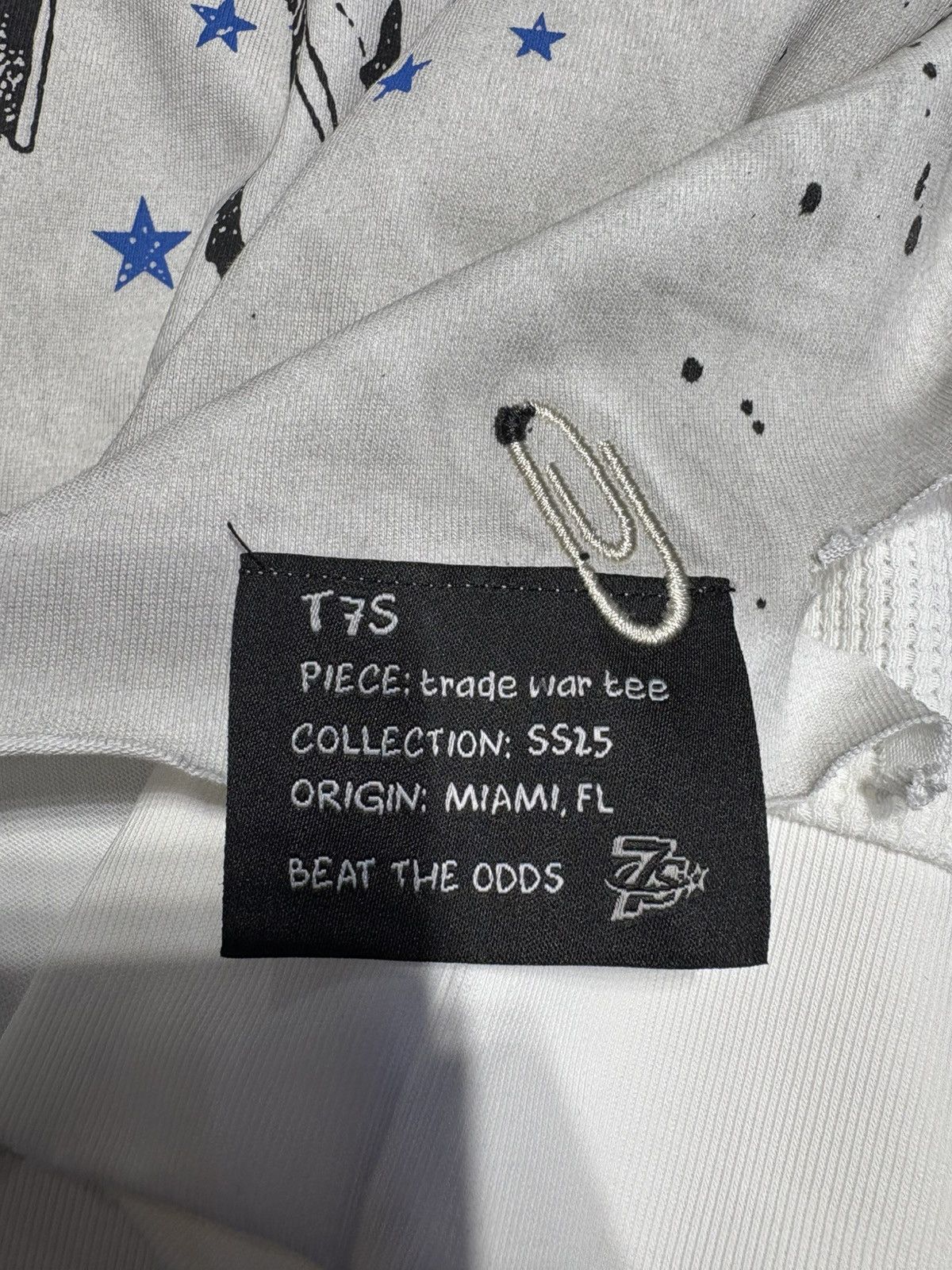 TRIPLE SEVENS Triple Sevens Trade War L/S Tee White Size US M / EU 48-50 / 2 - 3 Thumbnail