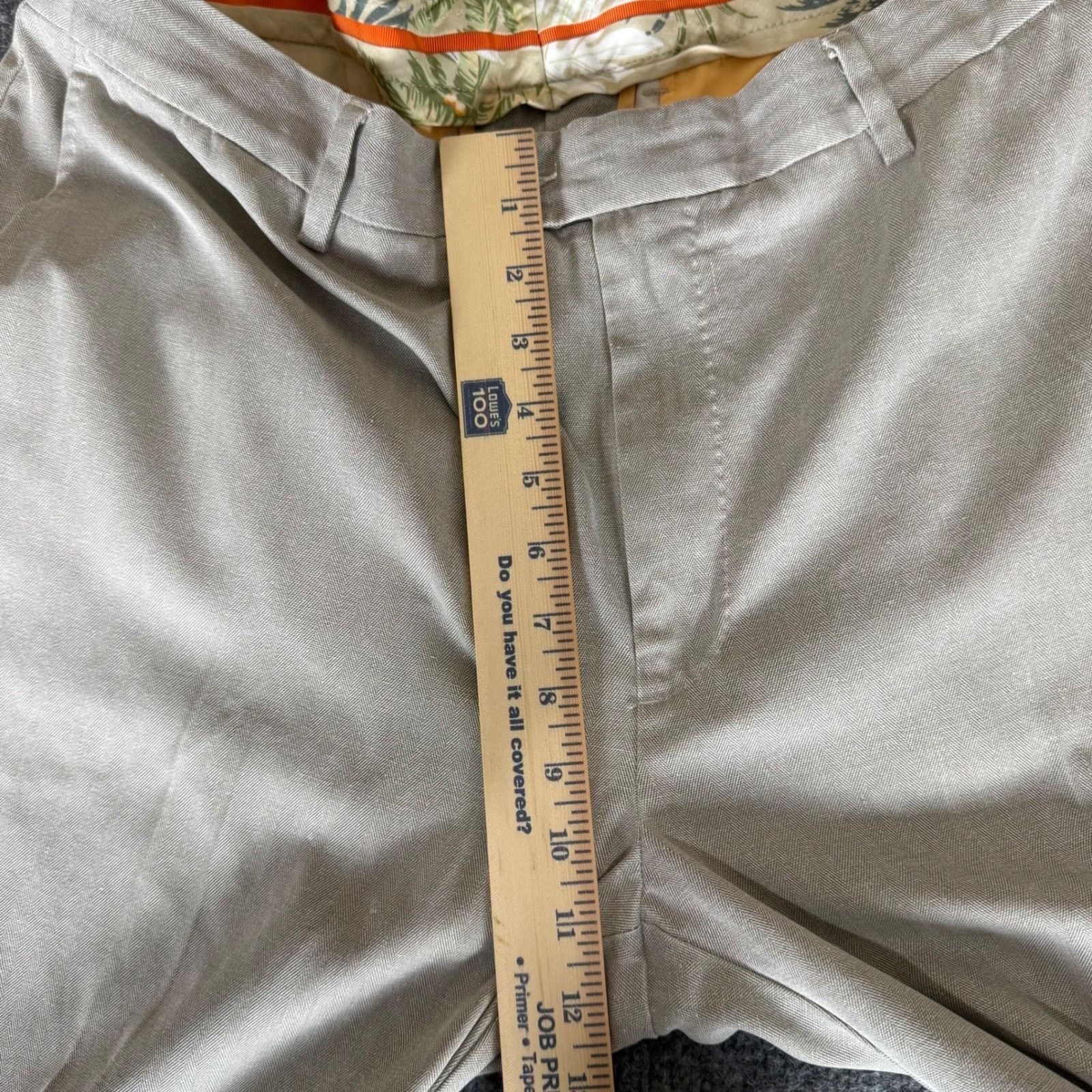 Tommy Bahama Tommy Bahama Dress Pants Mens 38x32 Beige Silk Blend Size US 38 / EU 54 - 7 Thumbnail