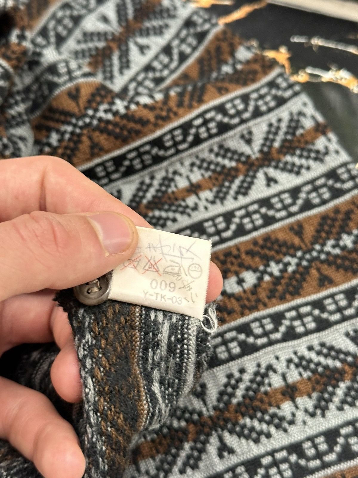 Christian Dior Monsieur × Vintage CHRISTIAN DIOR MONSIEUR VINTAGE RETRO SWEATER Size US L / EU 52-54 / 3 - 9 Thumbnail