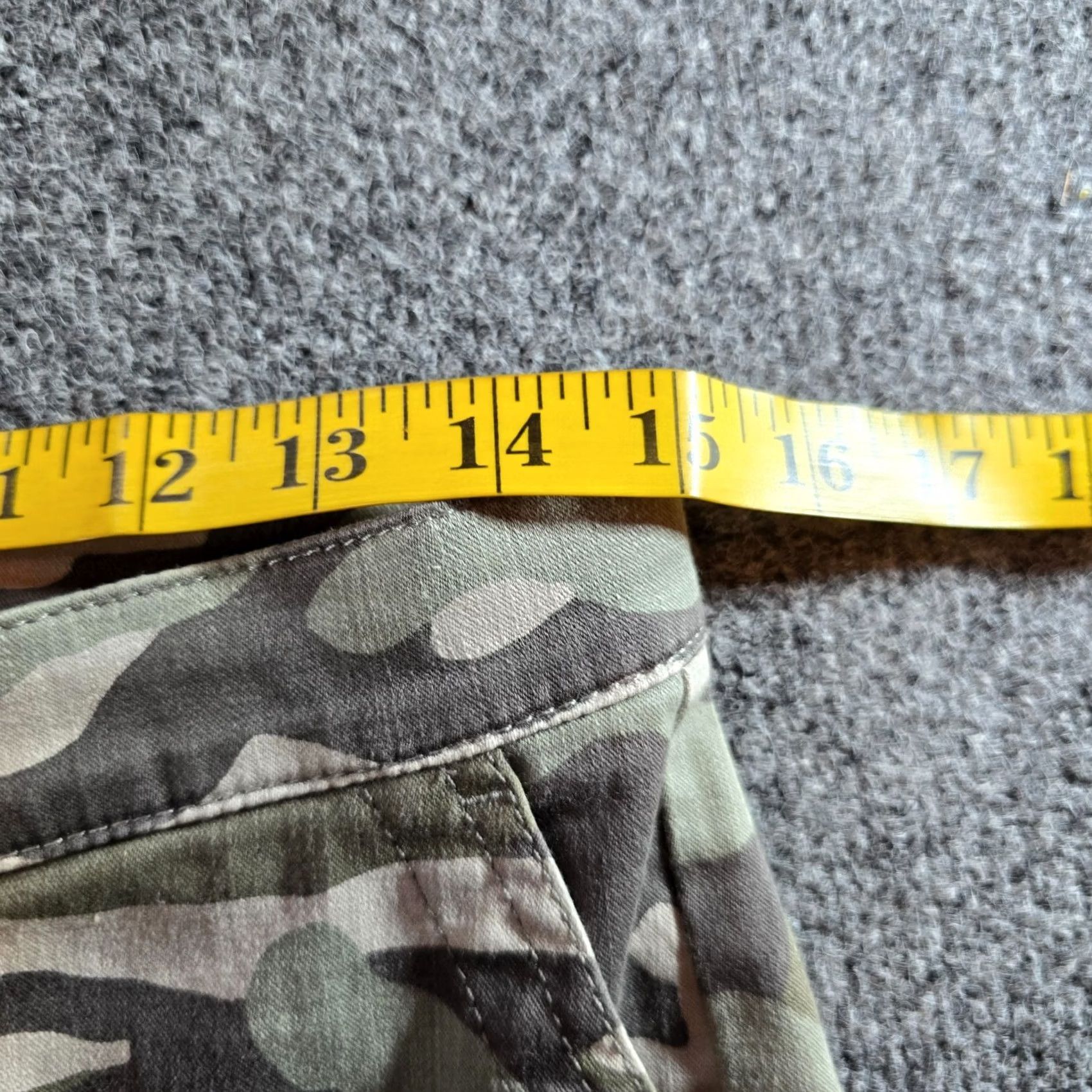 J.Crew J.CREW Pants Womens 29 Tall Green Camo Skinny Cargo Casual Canvas Tall Green Camouflage Pants Ladies Size 29" - 6 Thumbnail