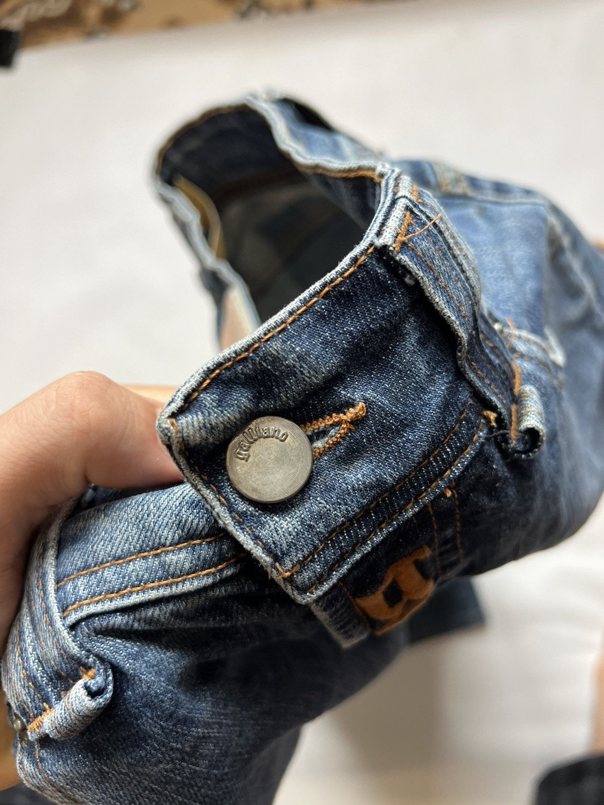 John Galliano Galliano Blue Denim Pants Jeans Womens Classic Size 27" / US 4 / IT 40 - 9 Thumbnail