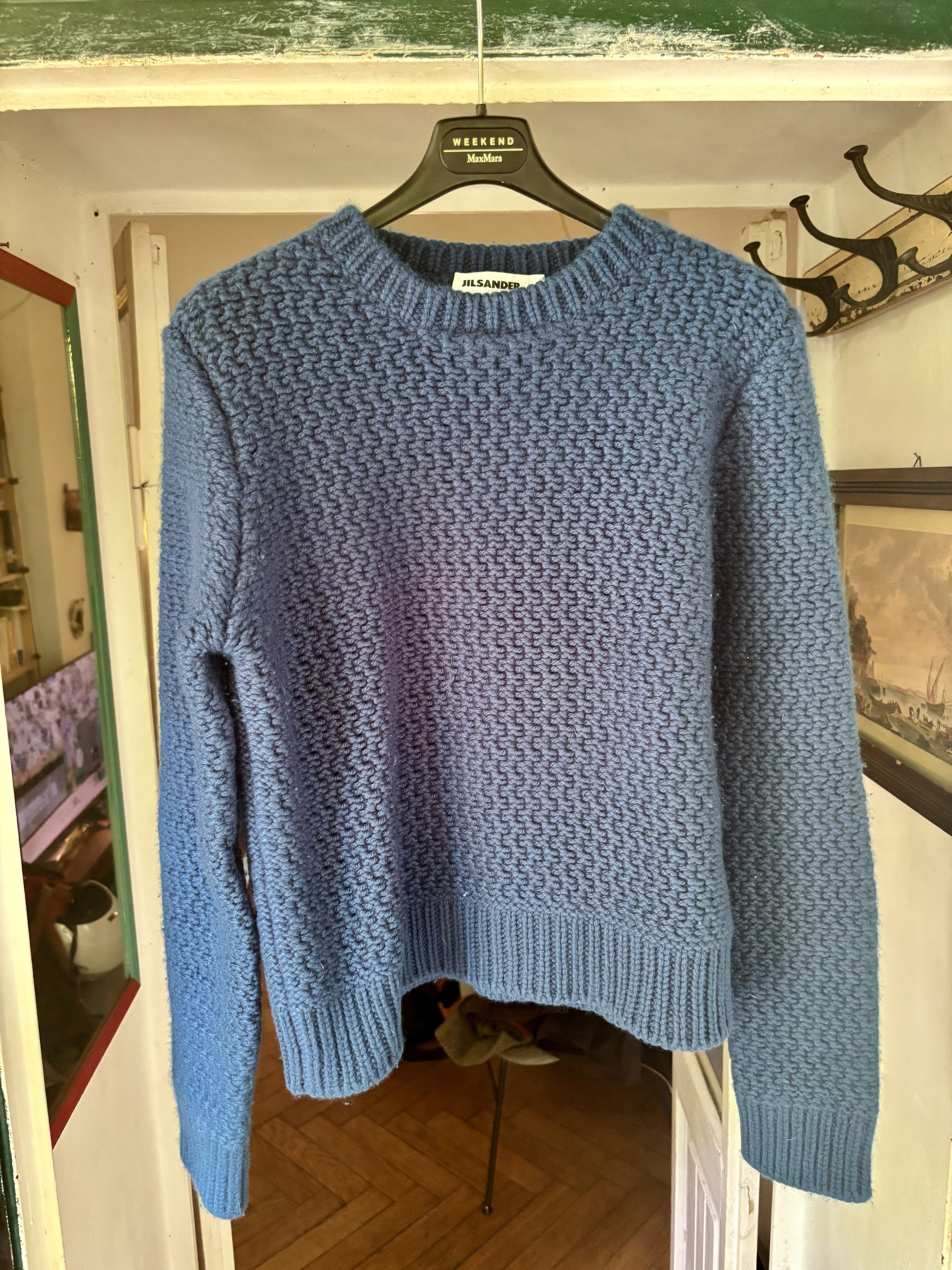 Jil Sander thread cashmere sweater