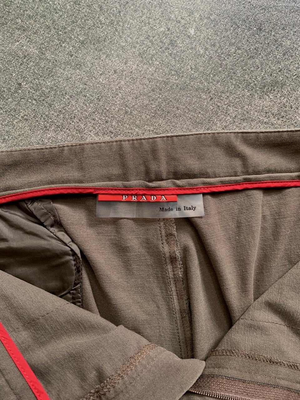 Prada FREE TAX! 2000s Belted Sport Pants Size US 35 - 10 Thumbnail