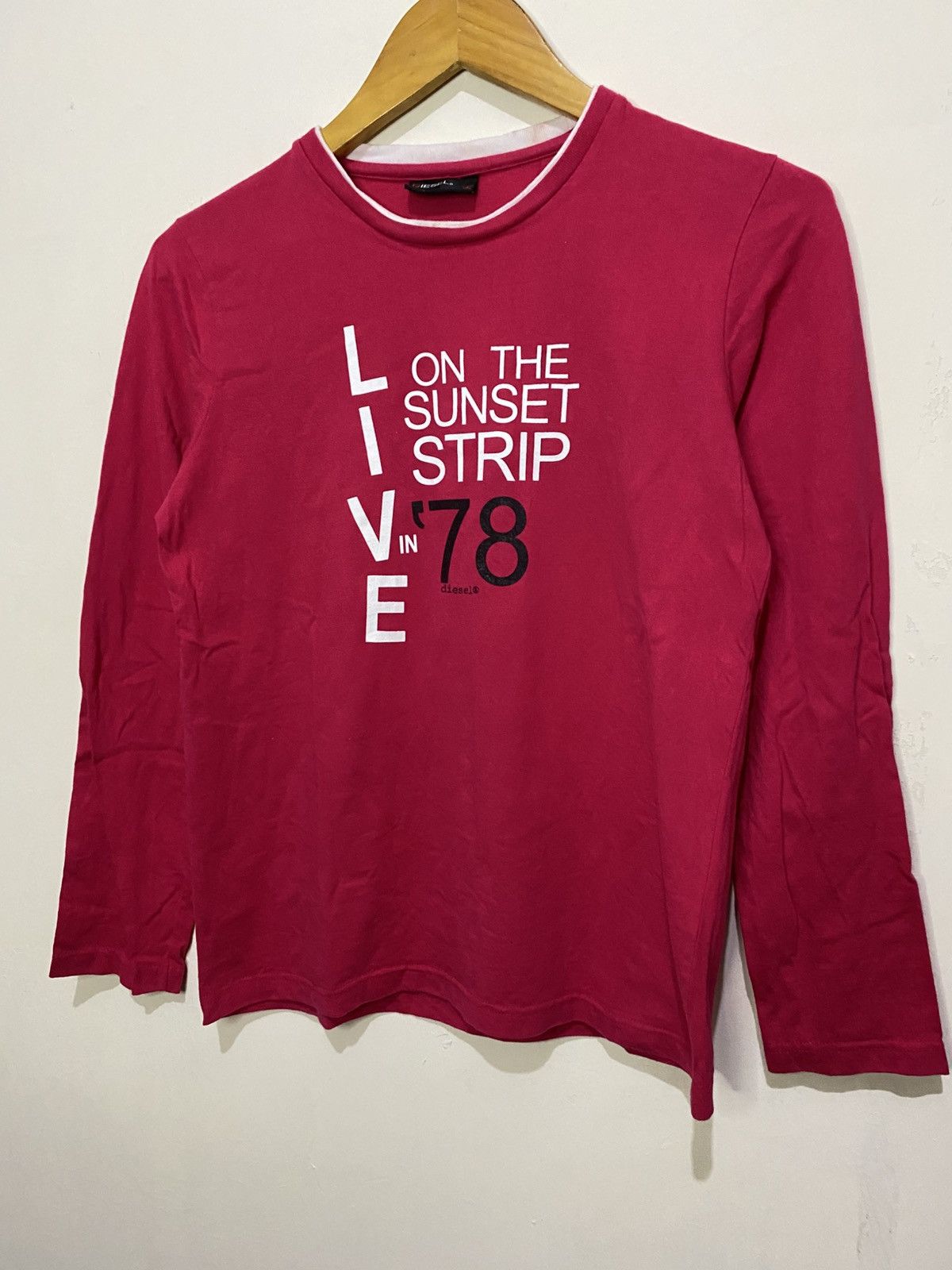 Diesel × If Six Was Nine × Le Grande Bleu (L.G.B.) DIESEL Y2K Style Double Layer Loong Sleve Size L / US 10 / IT 46 - 2 Thumbnail