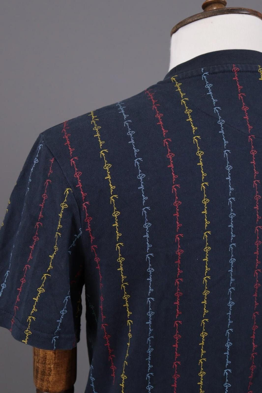 Karl Kani Karl Kani Blue Embroidered Designer Summer T-shirt Size S Size US S / EU 44-46 / 1 - 9 Thumbnail