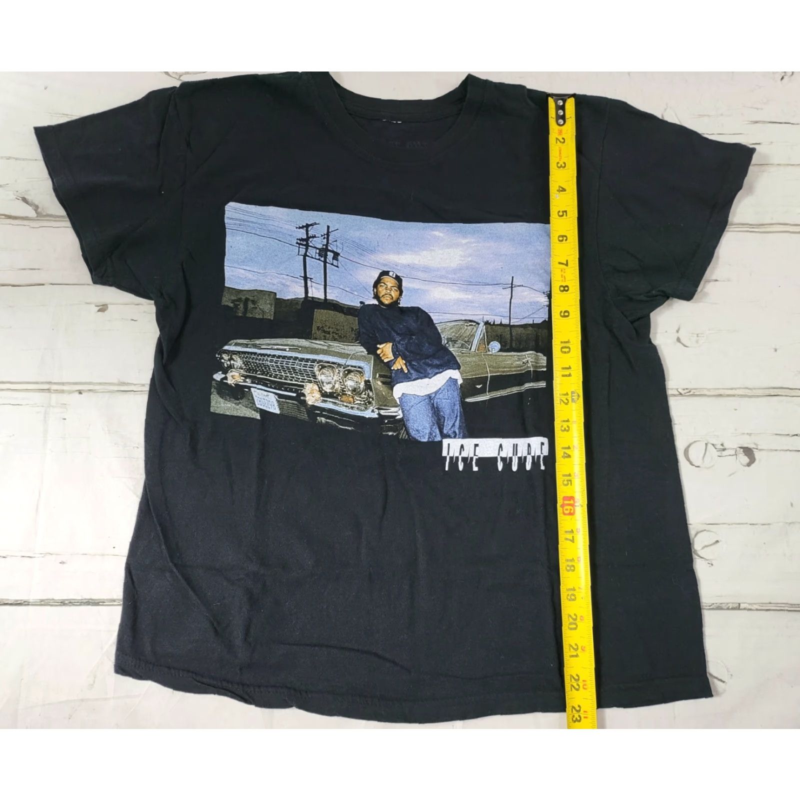 Vintage Ice Cube T-Shirt Black Short Sleeve Sz M - Ice Cube Rapper EUC - Mens - Regular Size M Size US M / EU 48-50 / 2 - 5 Thumbnail