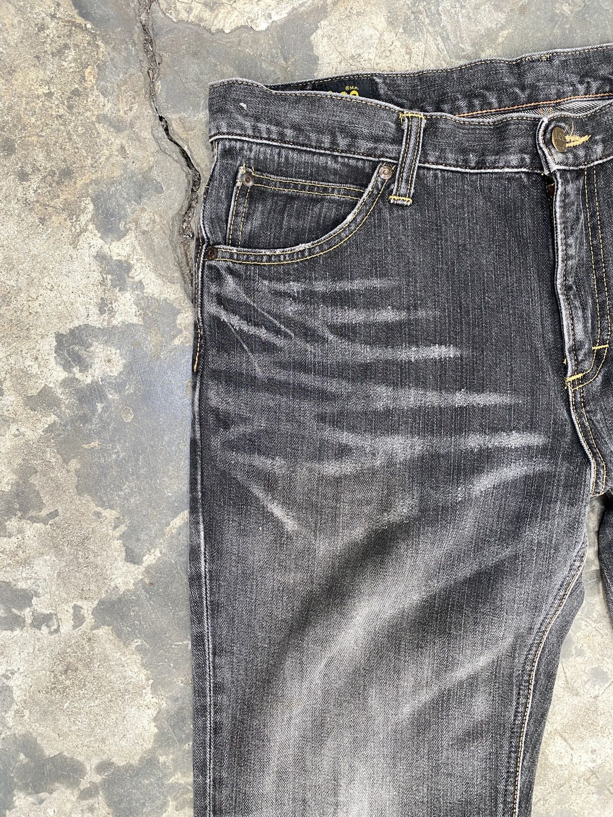 Lee Vintage Lee Rider Faded Denim Flare Size US 34 / EU 50 - 6 Thumbnail
