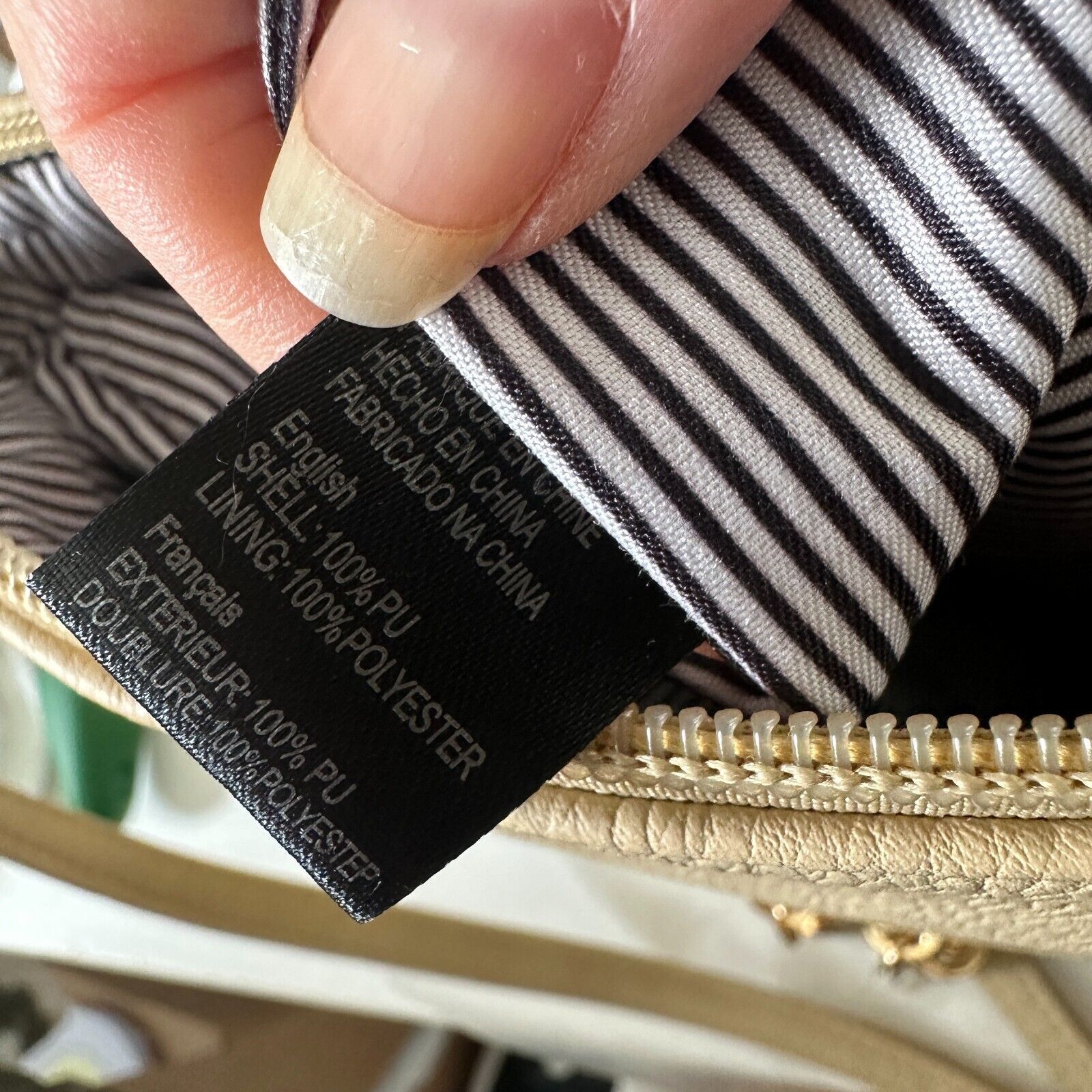 Other Desert Sand Crossbody Bag Tassel Striped Interior Strap Size ONE SIZE - 12 Thumbnail