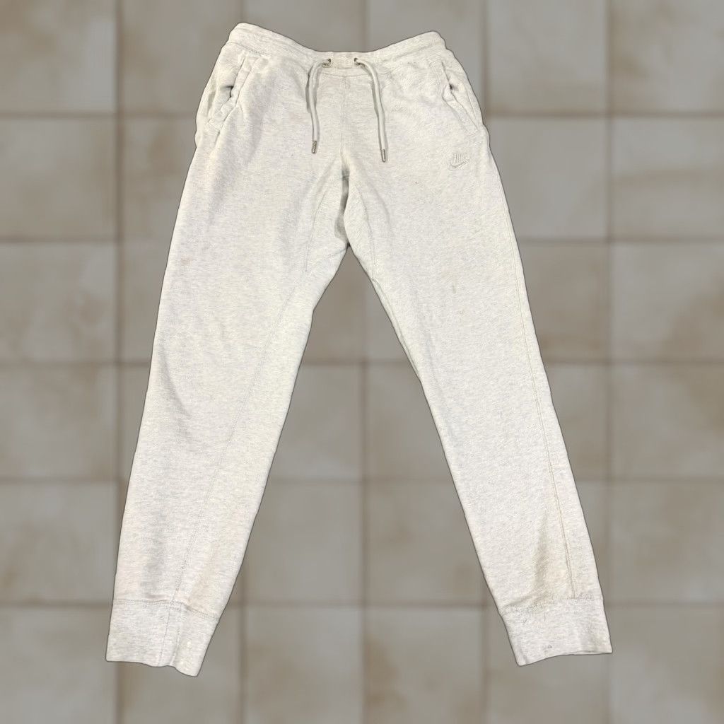 Nike Nike Sweatpants Mens M Gray Fleece Joggers Swoosh Logo Athletic Pants Size US 31 - 1 Thumbnail