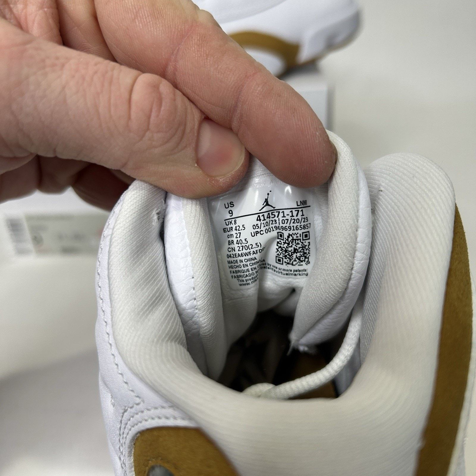 Jordan Brand Nike Air Jordan 13 Retro “Wheat White” 2023 Size US 9 / EU 42 - 5 Thumbnail