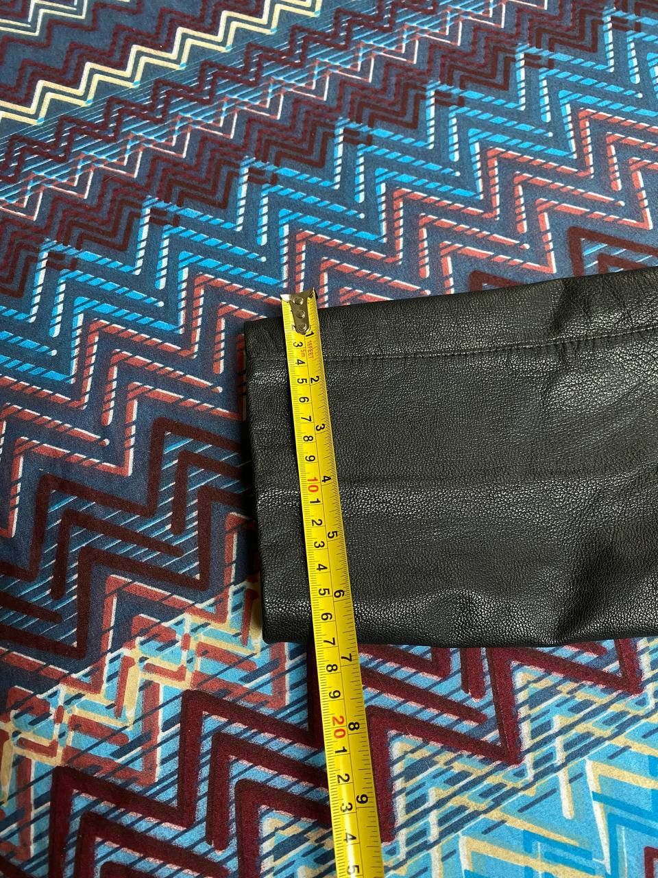 Leather Dirty Painted Distressed Thrashed Faded Baggy Jeans Y2K Size US 30 / EU 46 - 12 Thumbnail