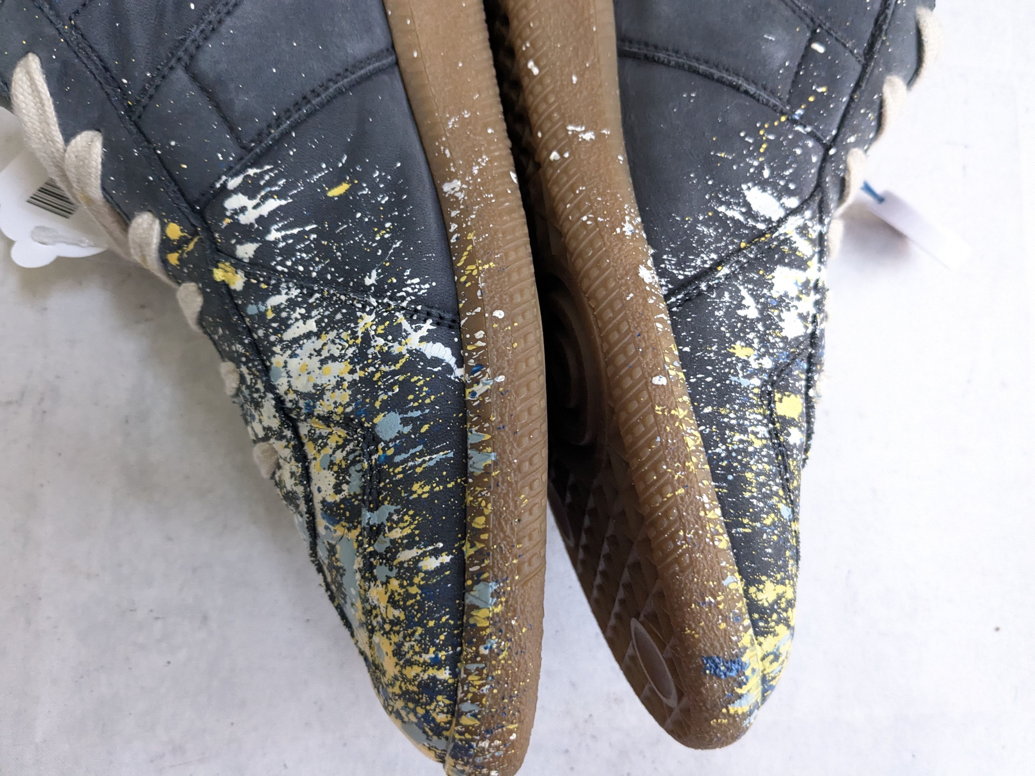 Maison Margiela Maison Margiela GAT Replica Blue Paint Splatter 10 43 Low Size US 10 / EU 43 - 11 Thumbnail