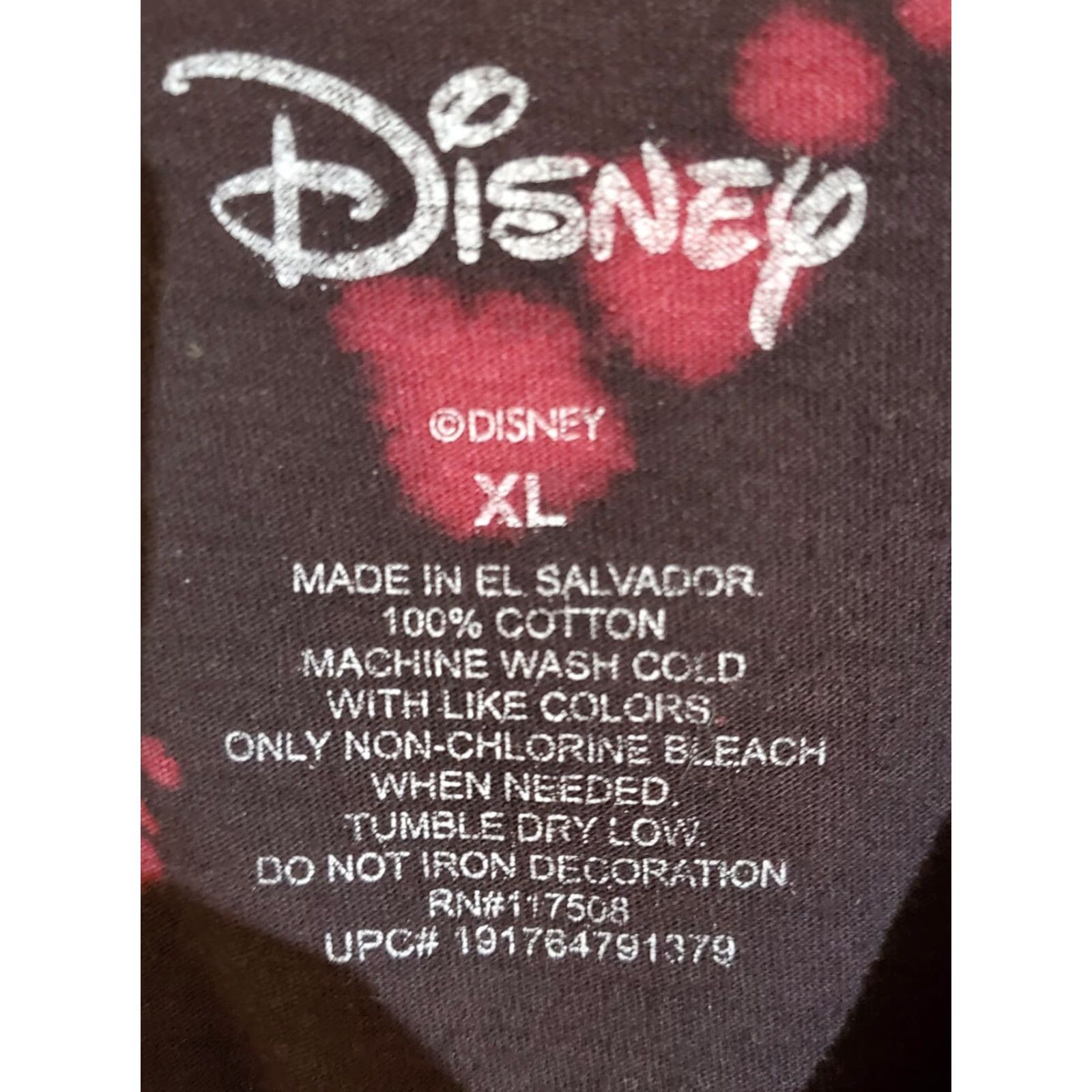 Disney Disney Mickey Mouse Disney Rock Guitar T Shirt Graphic Tie Dye Red Black Size XL Mens Shirt Graphic Print Tie Dye Rock Band Theme 80s 90s? Size US XL / EU 56 / 4 - 3 Thumbnail