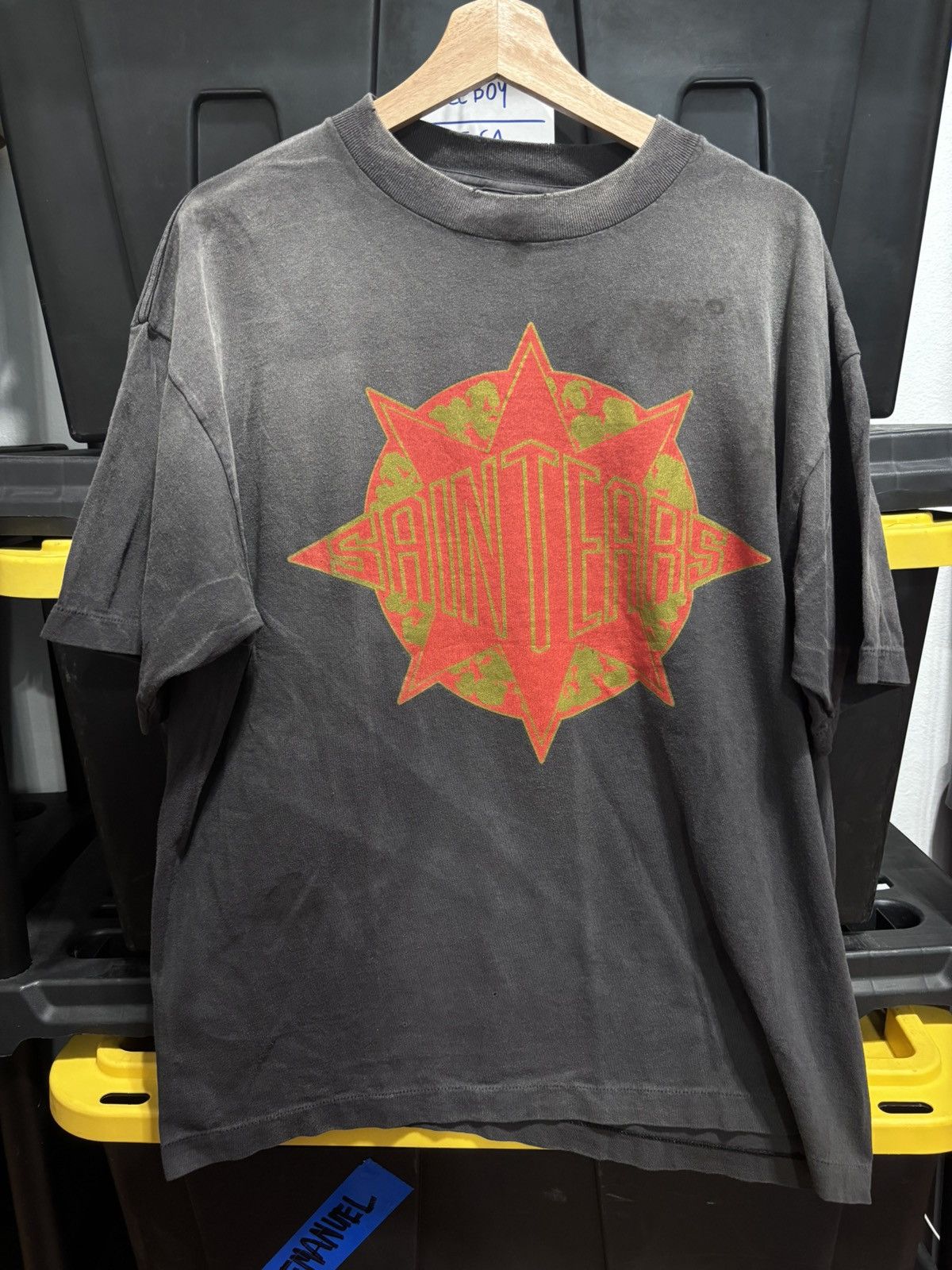 Saint Michael Saint Micheal x Denim Tears Saint Tears S/S Tee Size US L / EU 52-54 / 3 - 1 Thumbnail