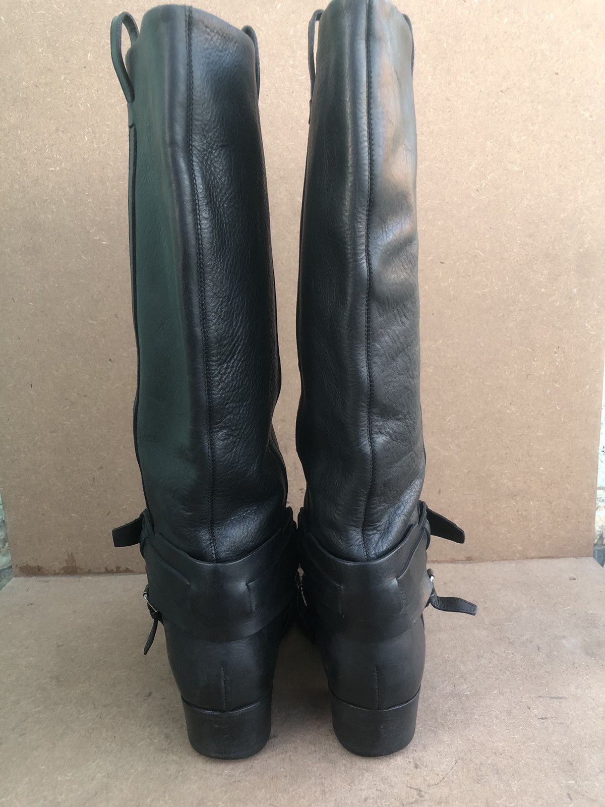 Ralph Lauren Ralph Lauren Black Purple Label Leather Boots Size 10 B Size US 10 / IT 40 - 6 Thumbnail