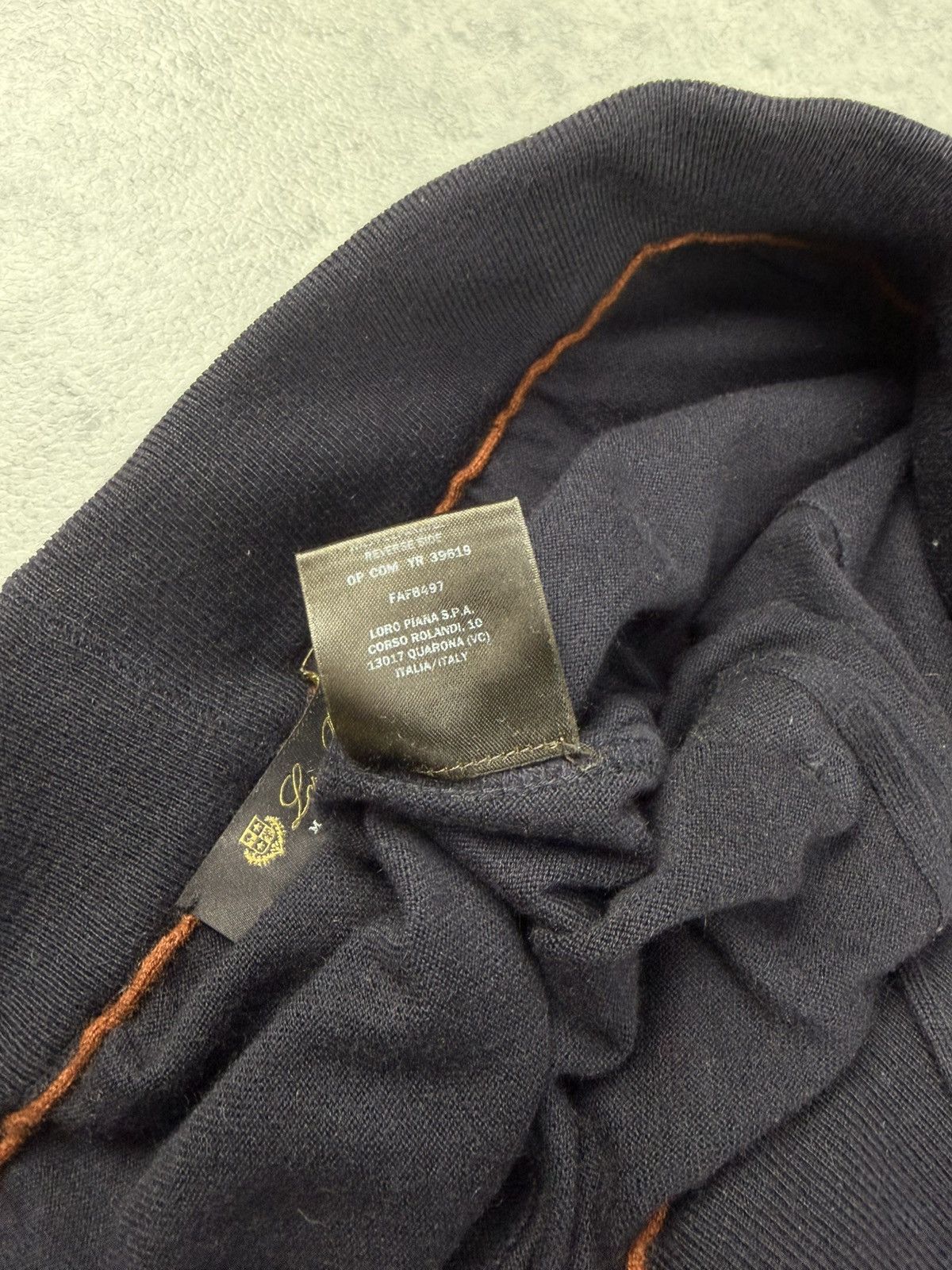 Loro Piana Loro Piana Cashmere Cotton Sweatpants Navy Size 3XL Size US 38 / EU 54 - 13 Thumbnail