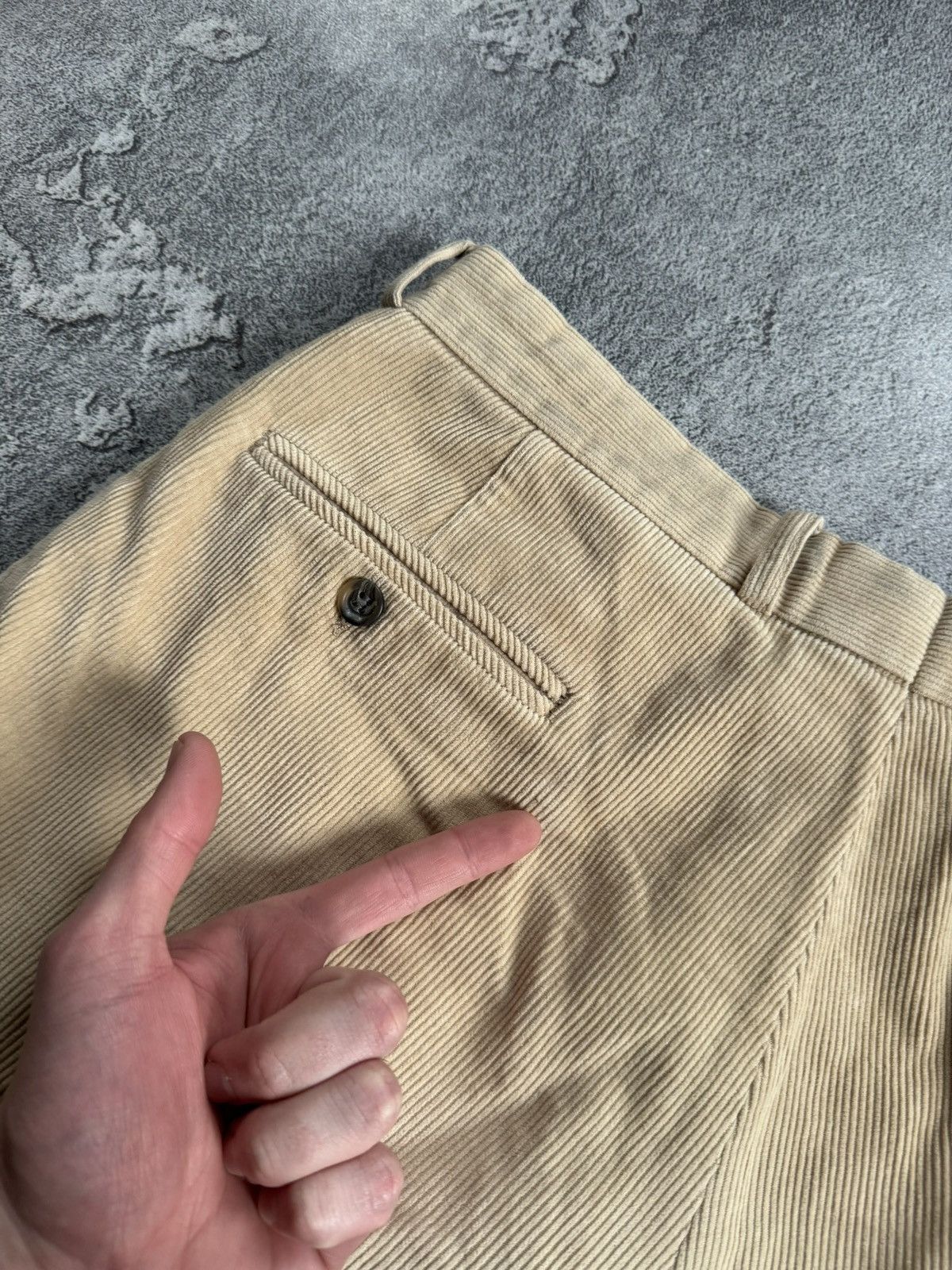 Yves Saint Laurent YvesSaintLaurent 80s 90s L/XL velvet corduroy pants trousers Size US 36 / EU 52 - 15 Thumbnail