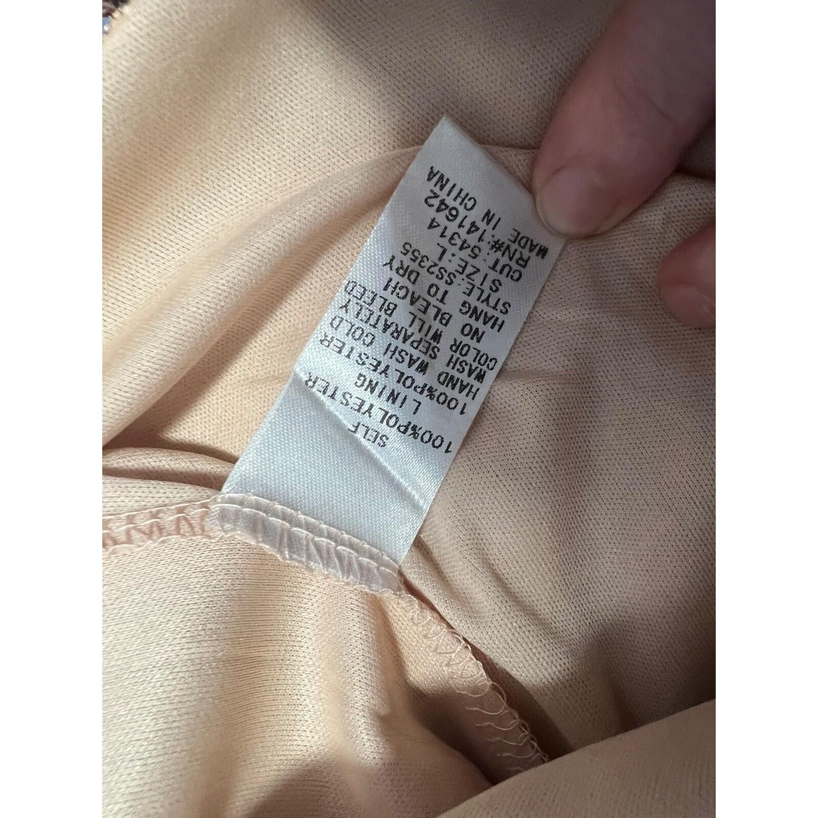 Other She + Sky Rose Gold Sequin Diamond Mini Geometric L Large Size 36" / US 14 / IT 50 - 6 Thumbnail