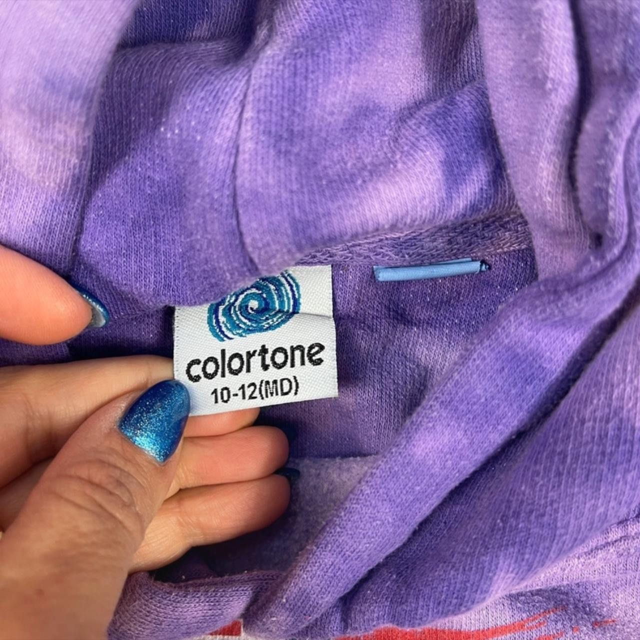 Vintage Tye Dye Purple Hoodie Compulsory State Championship USA Size M / US 6-8 / IT 42-44 - 3 Thumbnail