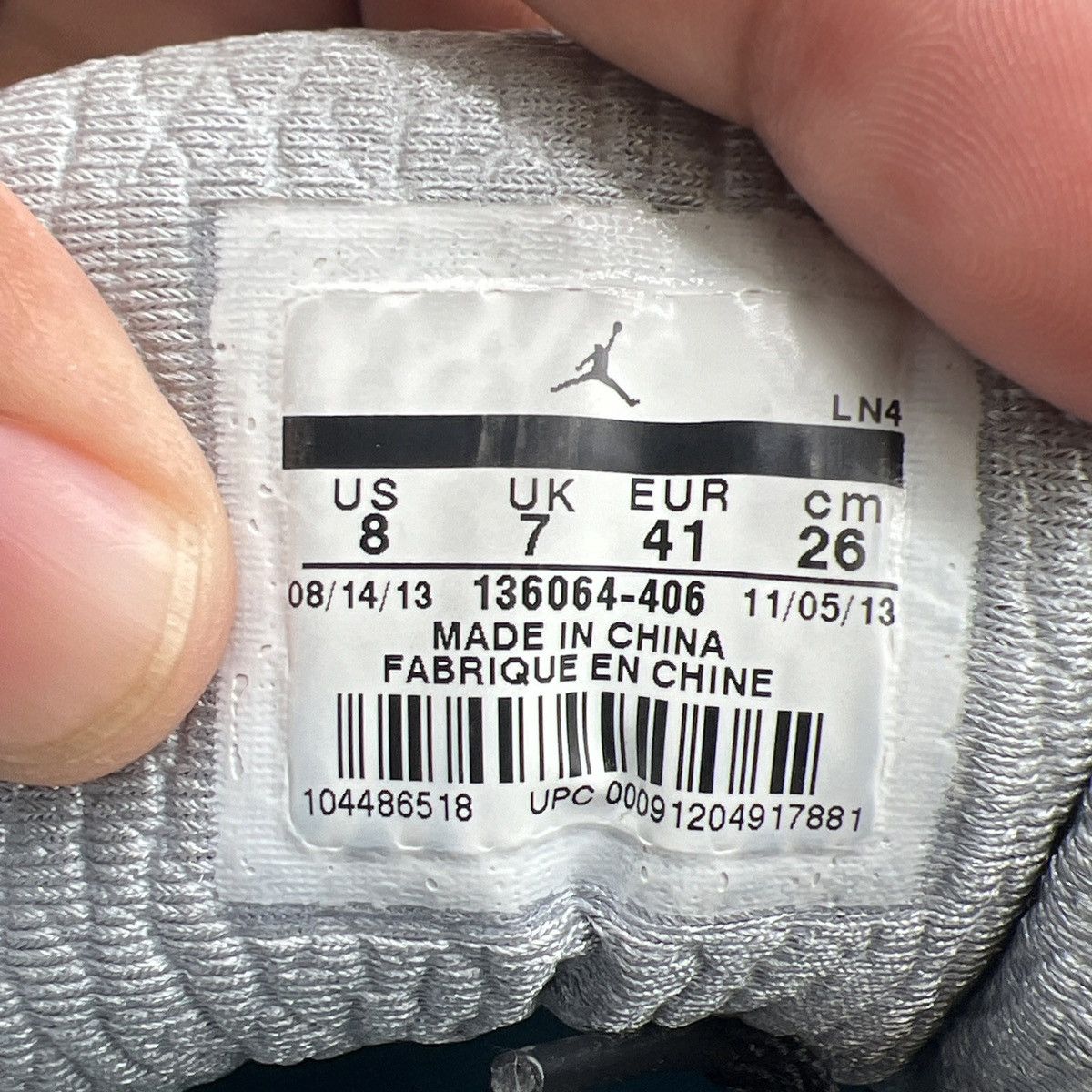 Jordan Brand Air Jordan 3 Powder blue Size US 8 / EU 41 - 8 Thumbnail