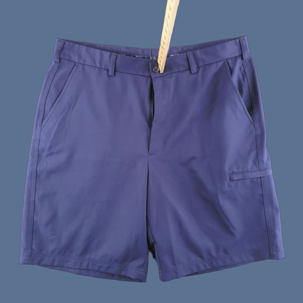 Vintage Pebble Beach Mens 36 Blue Golf Performance Cargo Polyester Shorts Size US 36 / EU 52 - 1 Thumbnail