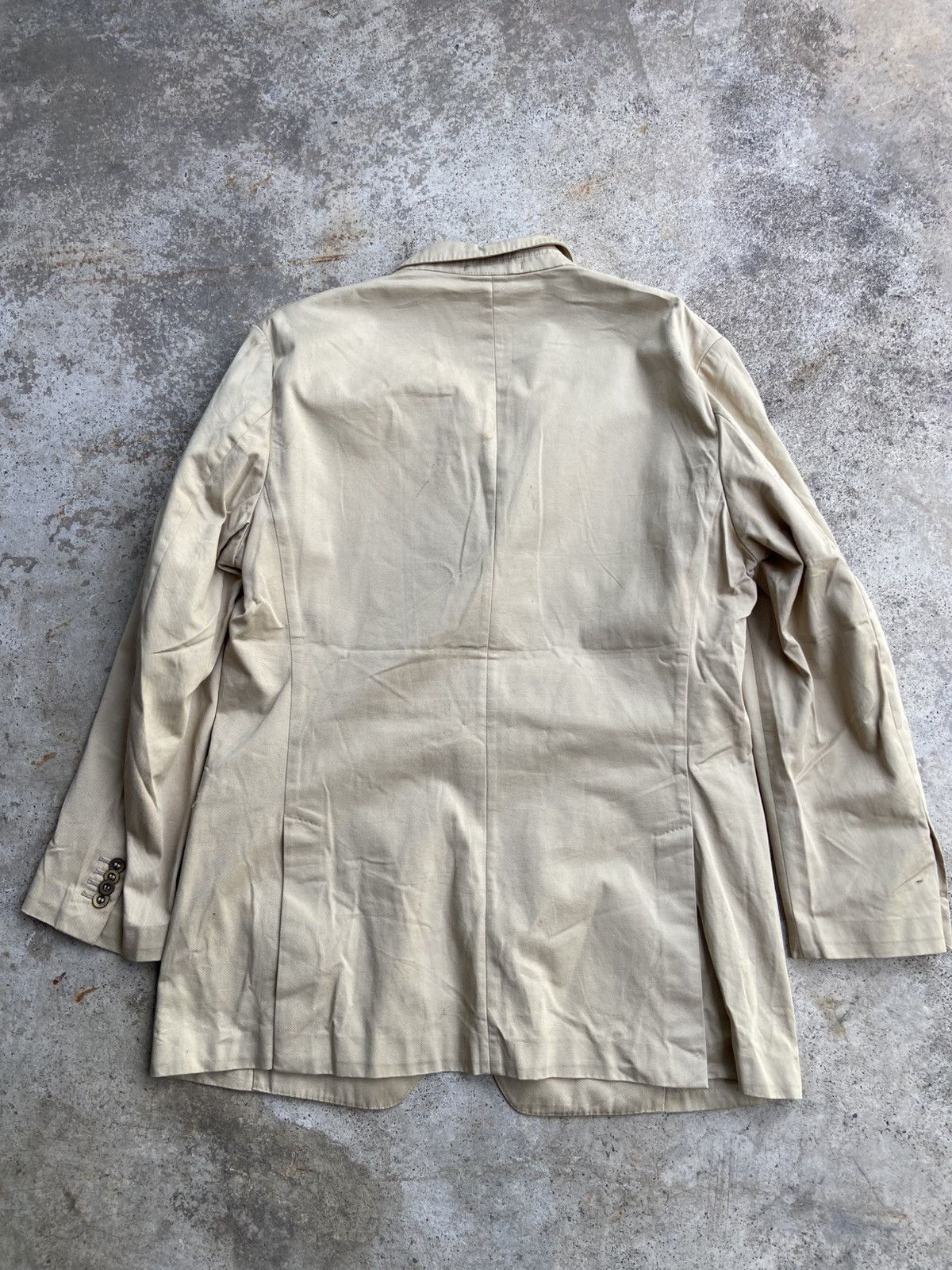 Ermenegildo Zegna SS2010 "Lavato In Capo" Garment Dyed Cotton Blazer Jacket Size 52S - 5 Thumbnail