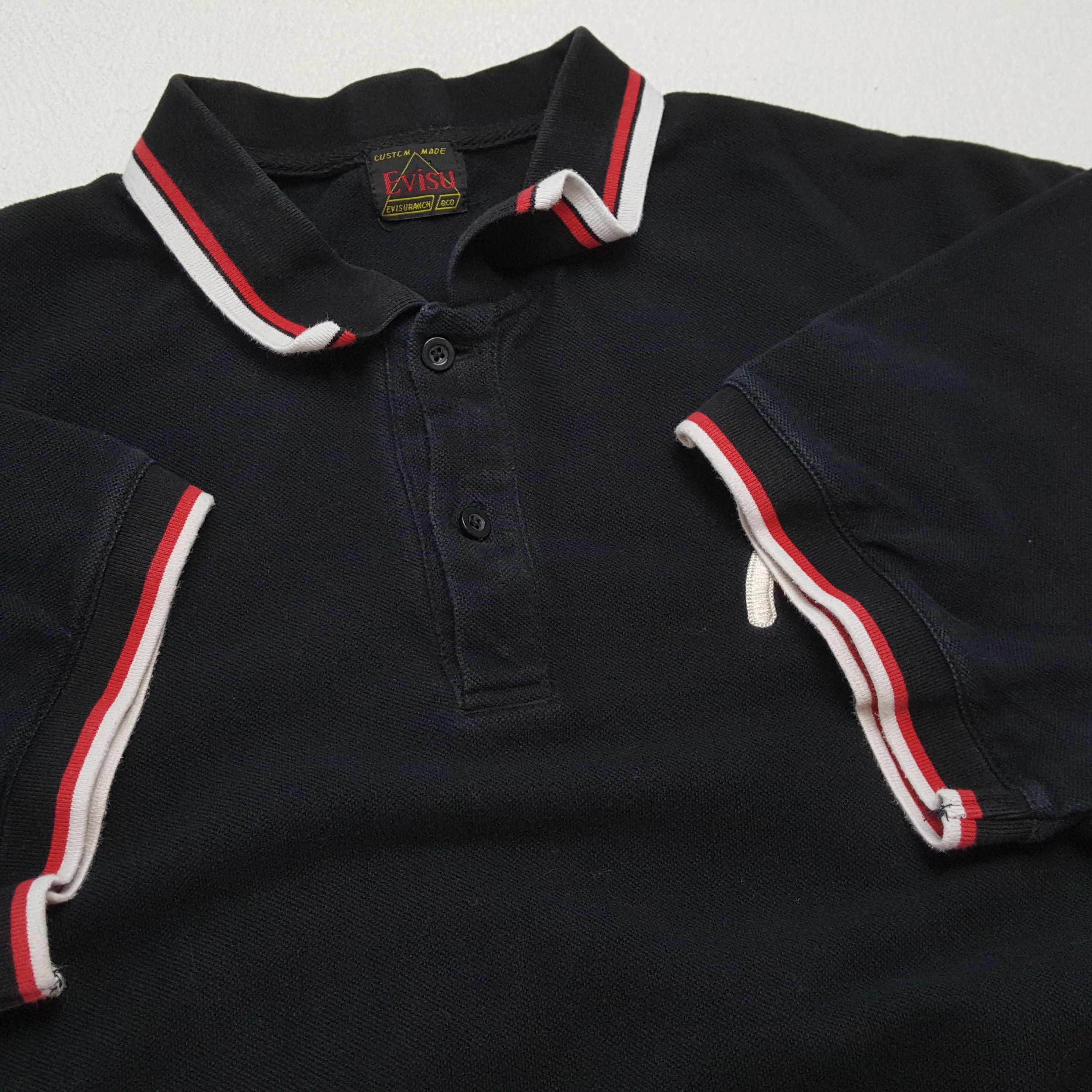 Evisu × Japanese Brand Vintage EVISU Japanese Brand Polo Shirt Size US L / EU 52-54 / 3 - 6 Thumbnail