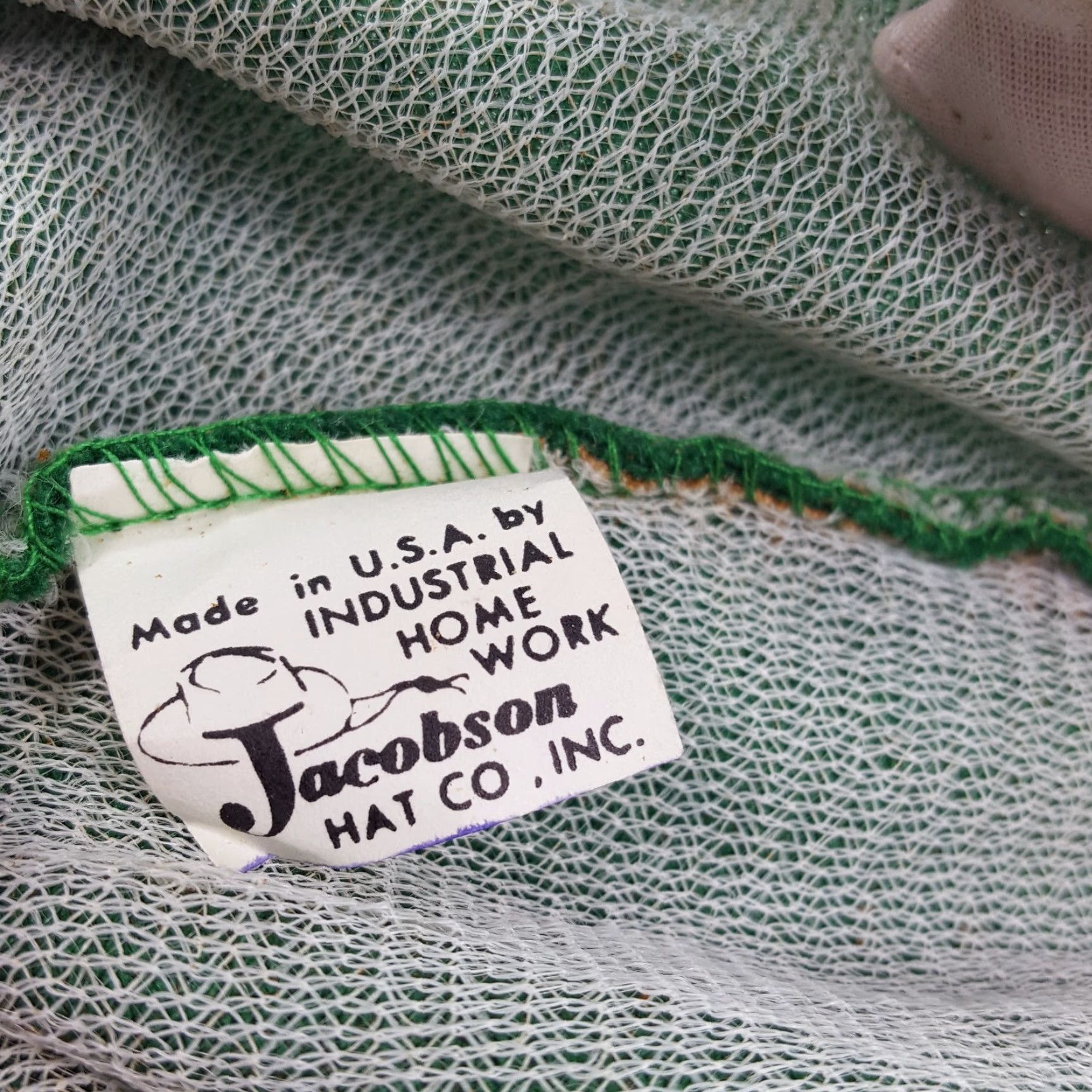 Vintage VINTAGE Jacobson Green Trucker Hat Men Adjustable 80s Lucky USA Made Cap Size ONE SIZE - 8 Thumbnail