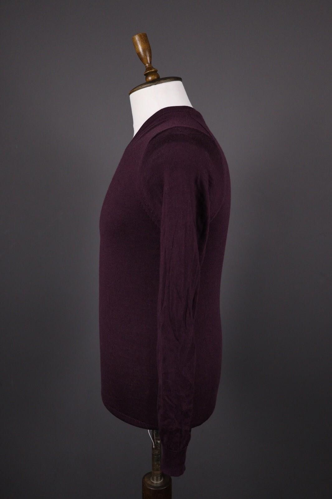Lindbergh Lindbergh Black Label Burdungly Men's Wool V-Neck Sweater S Size US S / EU 44-46 / 1 - 4 Thumbnail
