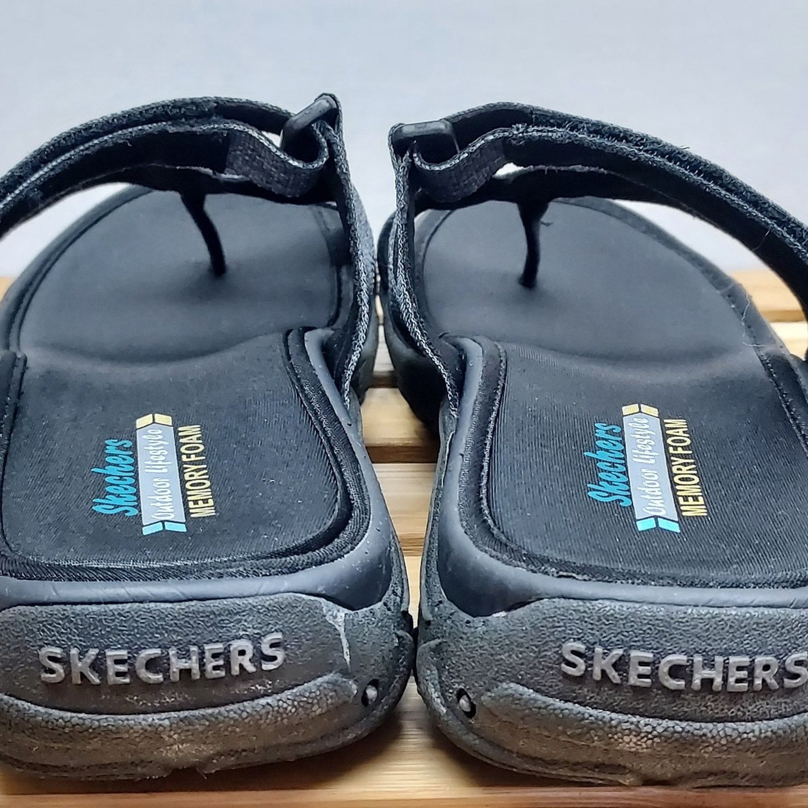 SKECHERS Skechers Womens | Grey | Reggae Strappy Sandals Size 9 Size US 9 / IT 39 - 7 Thumbnail