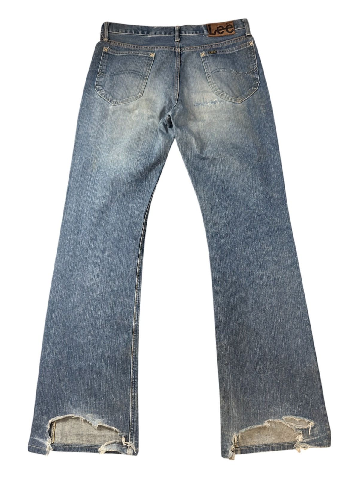 Lee × Number (N)ine Vintage 90s Flared Japanese Lee Fade Aging Washed Distressed Size US 31 - 2 Thumbnail