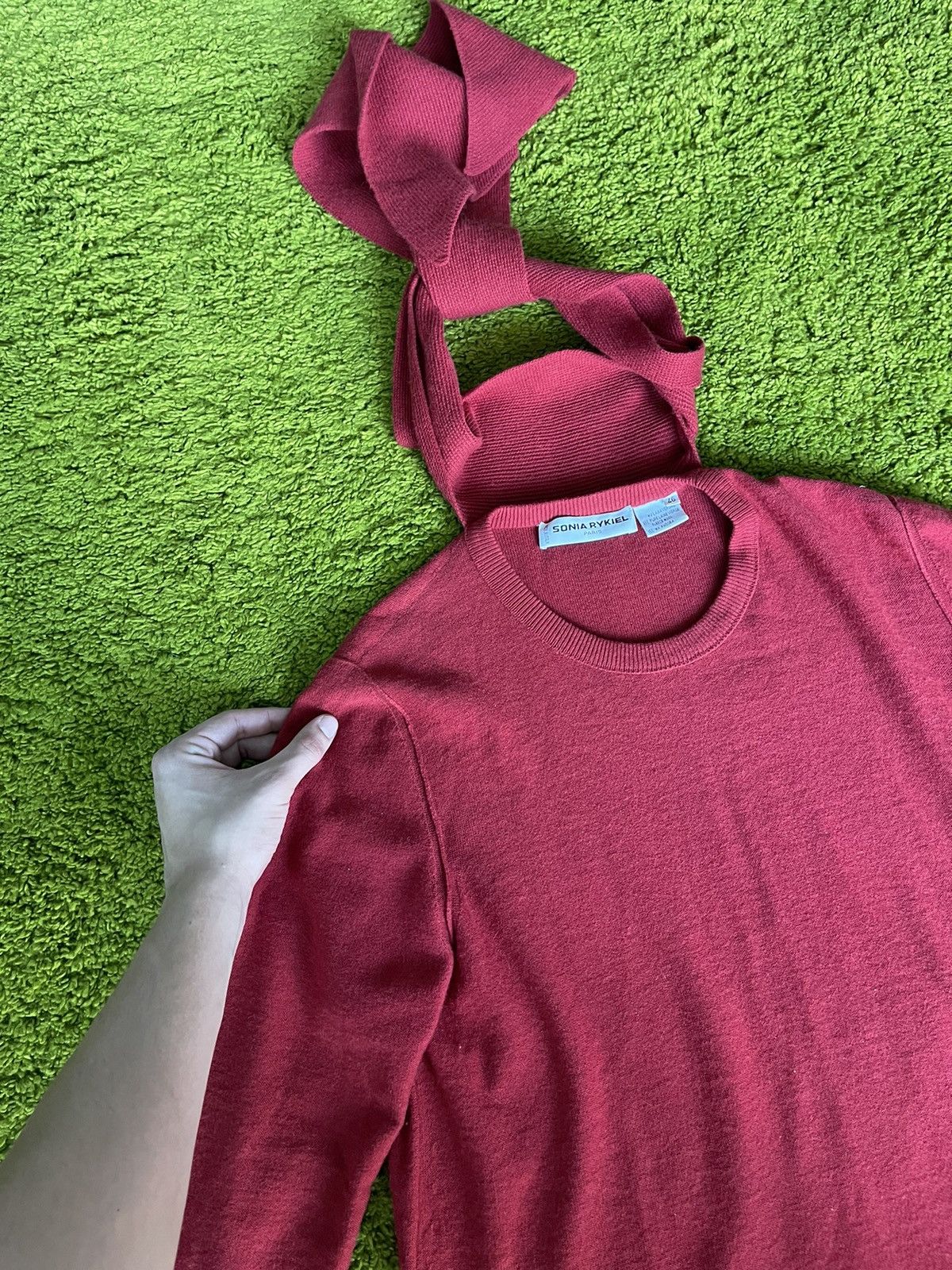 Sonia Rykiel Sonia Rykiel wool + angora sweater Size L / US 10 / IT 46 - 10 Thumbnail