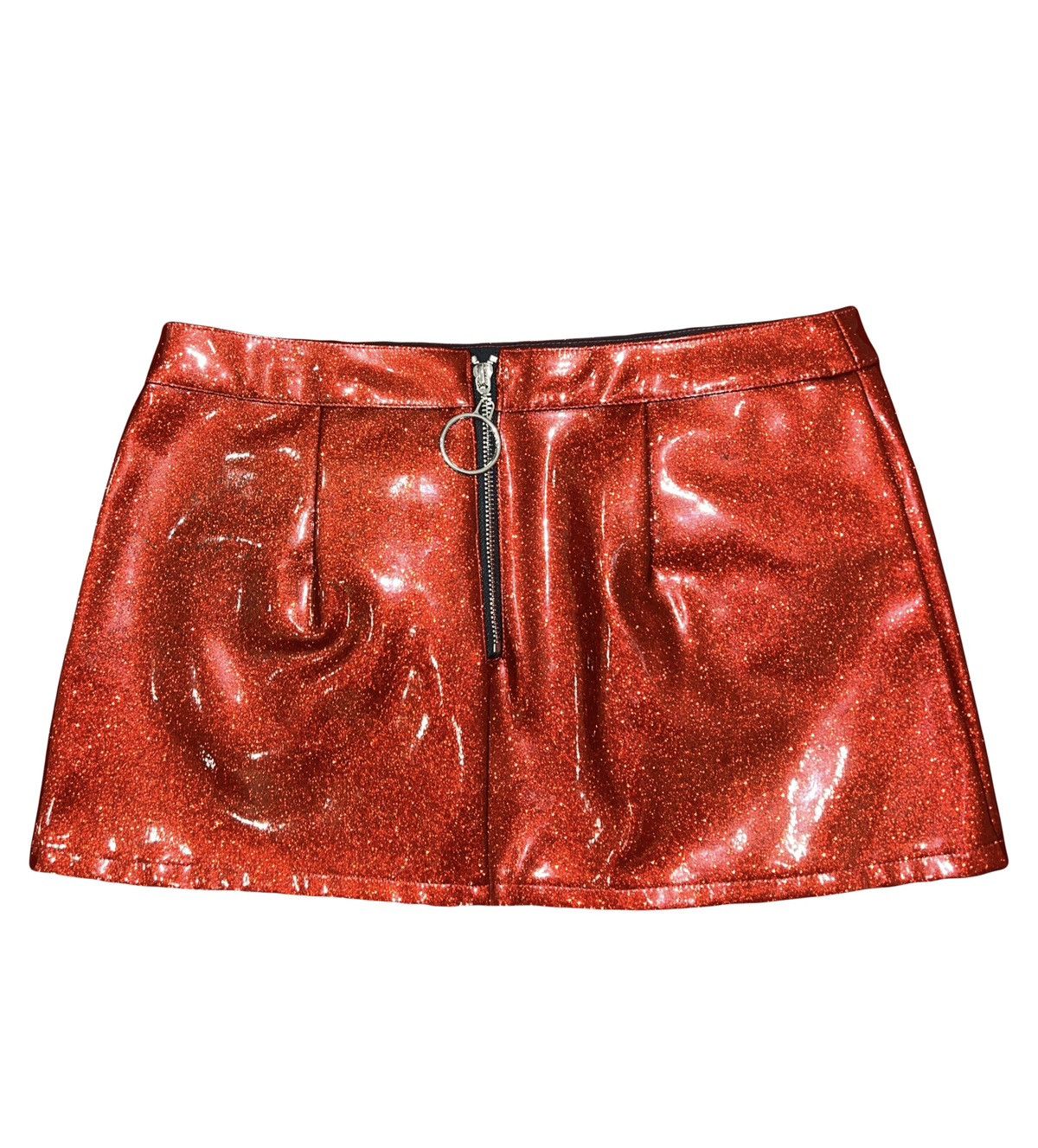 Dolls Kill Horoscopez pvc glitter mini skirt ❤️‍🔥🌶️ Size 26" / US 2 / IT 38 - 2 Thumbnail
