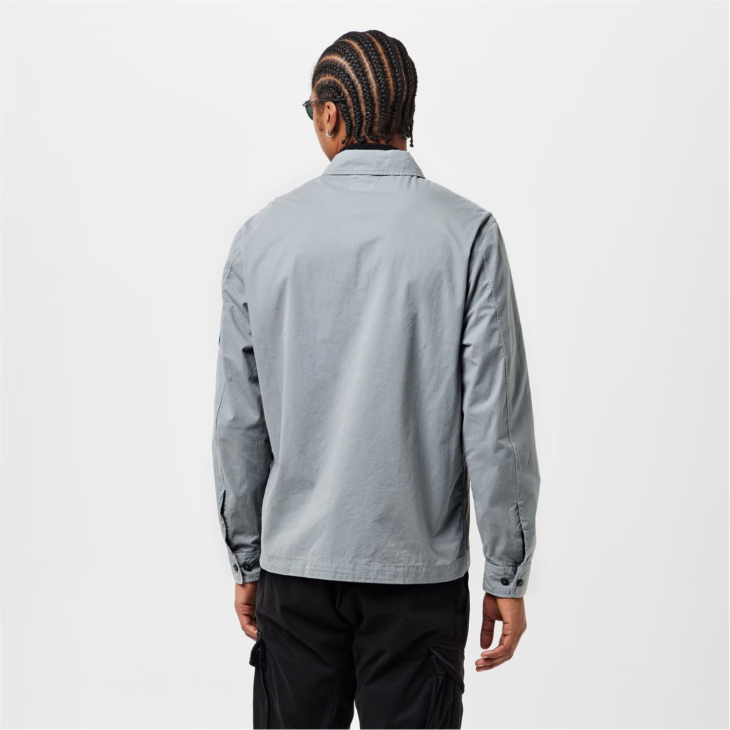 C.P. Company o1g2r1mq0426 Gabard Overshirt in Grey Size US L / EU 52-54 / 3 - 4 Thumbnail