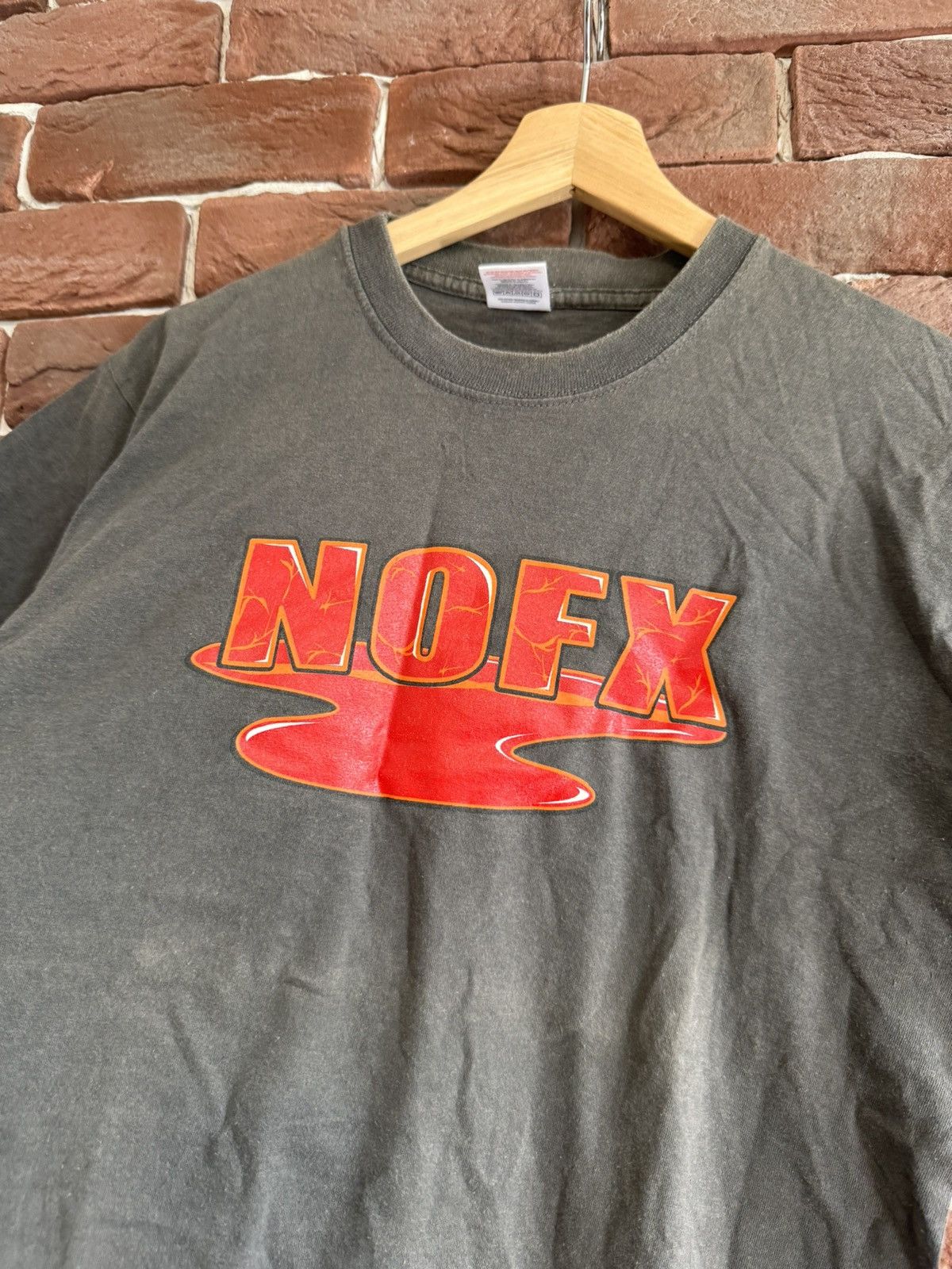 Band Tees Rare Vintage 00s NOFX Skull Tour Punk Band Tee Small Grey Size US S / EU 44-46 / 1 - 3 Thumbnail