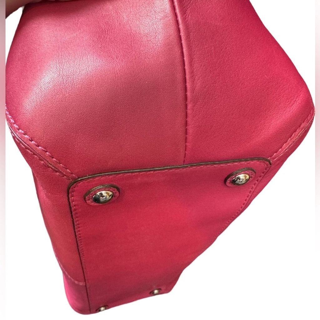 Coach Coach Hampton SoHo Leather Tote Raspberry Pink Satchel EUC Size ONE SIZE - 13 Thumbnail