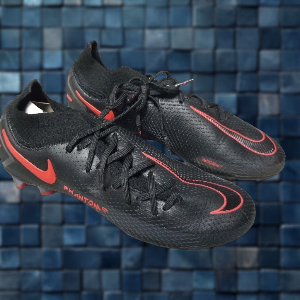 Nike Nike Phantom GT Elite DF FG Mens Size 6 Boots Black Red Soccer Cleats CW6589-060 Size US 6 / EU 39 - 1 Thumbnail