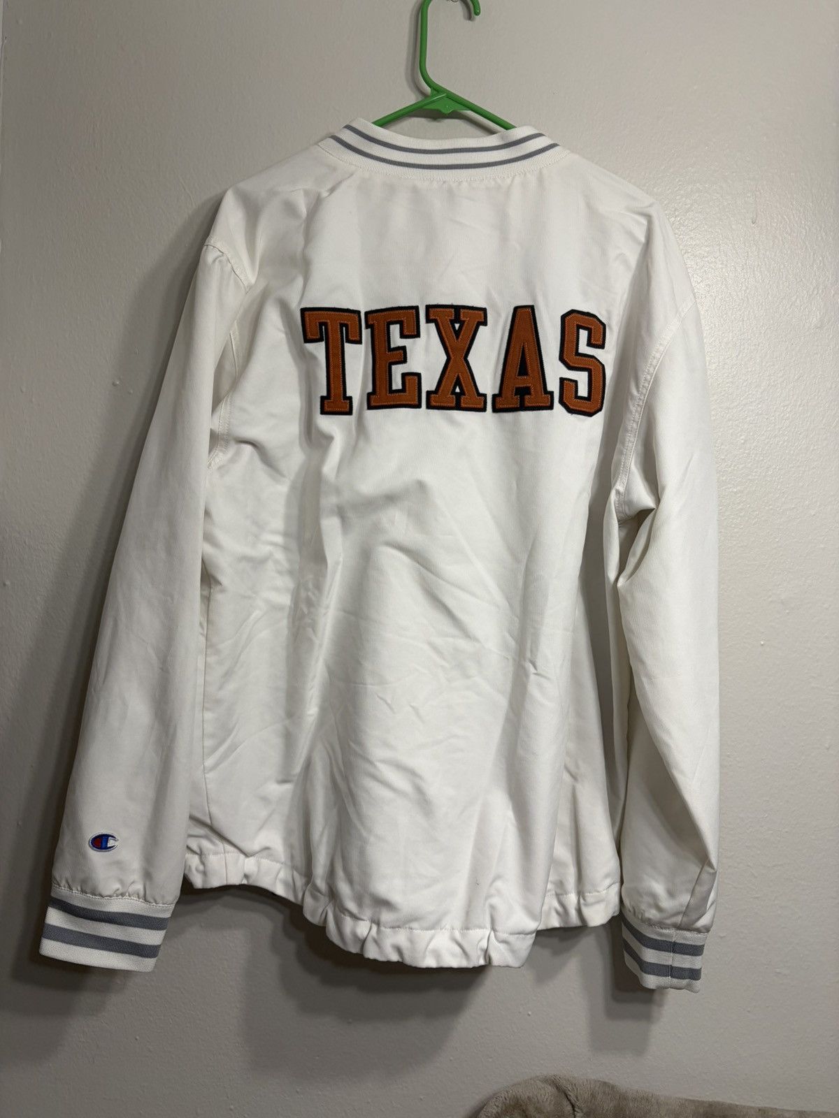 Champion White University of Texas Champion Embroidered Rain Jacket Size US L / EU 52-54 / 3 - 2 Thumbnail