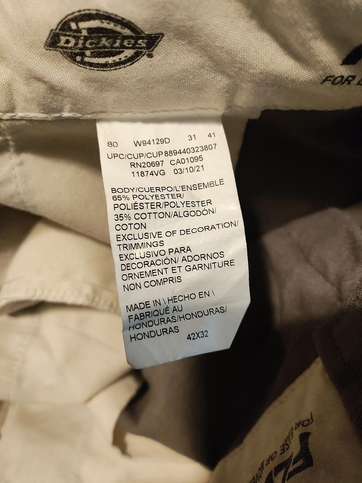Dickies Dickies Work Trousers Men's Casual Pants Size US 42 / EU 58 - 7 Thumbnail
