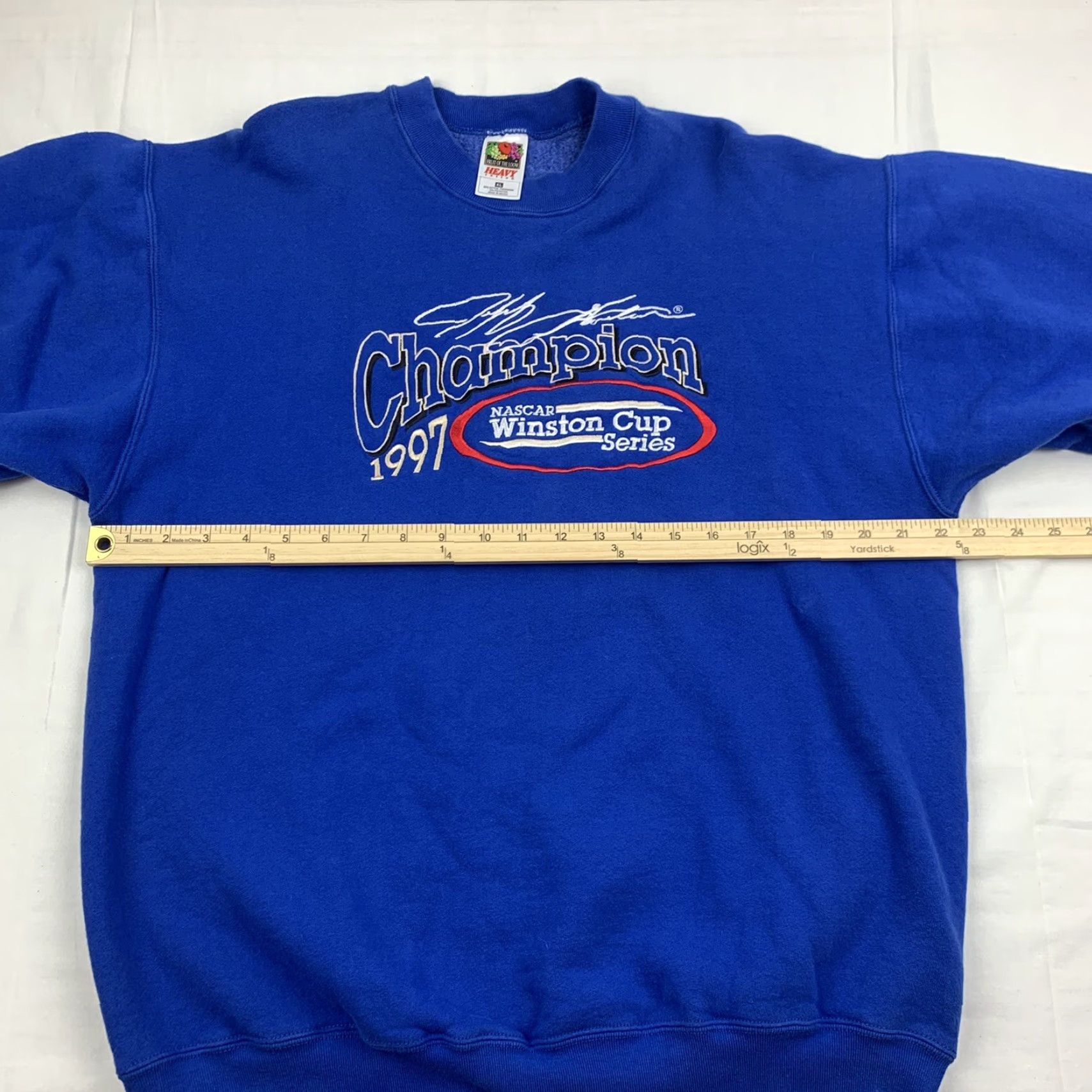 Chase Authentics VINTAGE Winston Cup Champion Sweatshirt Adult XL Blue Jeff Gordon Nascar Shirt Mens 90s Nascar Racing Size US XL / EU 56 / 4 - 6 Thumbnail