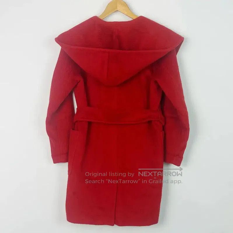 Max Mara MaxMara Red Alpaca Wool Women's Coat . Size XXS / US 00 / IT 34 - 2 Thumbnail