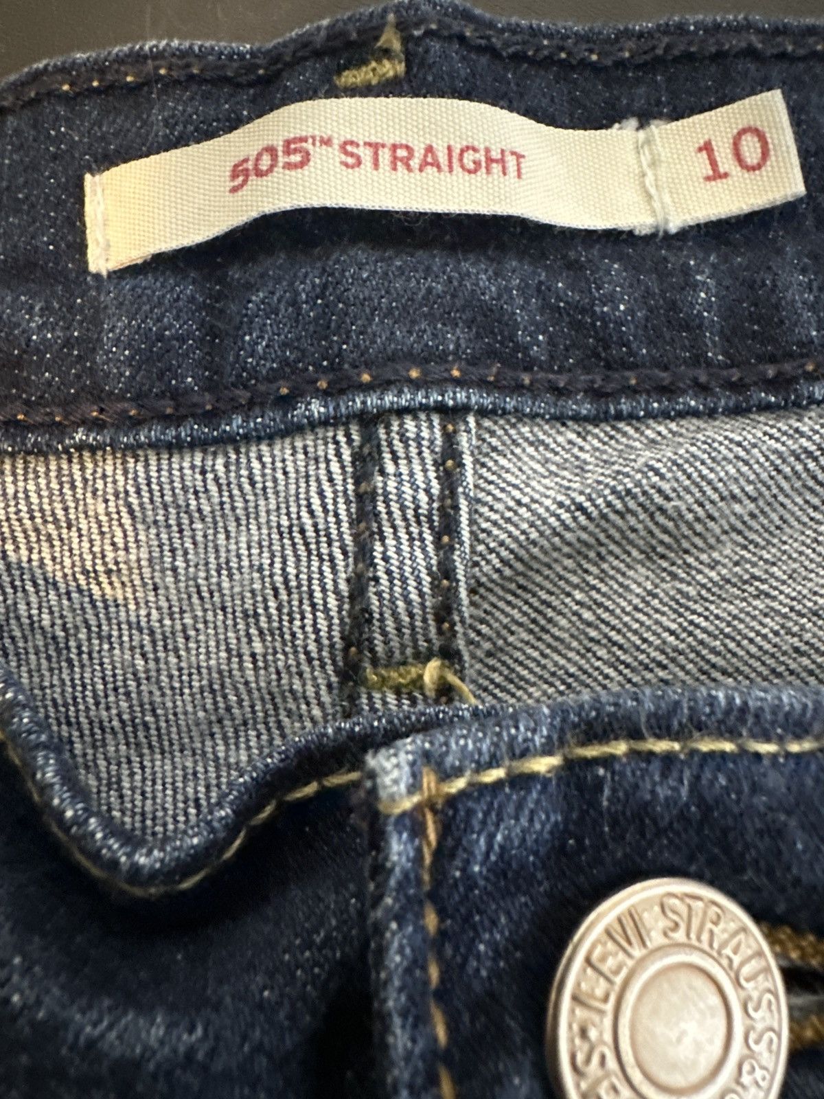 Levi's Levi Jeans Straight Fit Straight Leg Sleek Blue Size 32" / US 10 / IT 46 - 12 Thumbnail