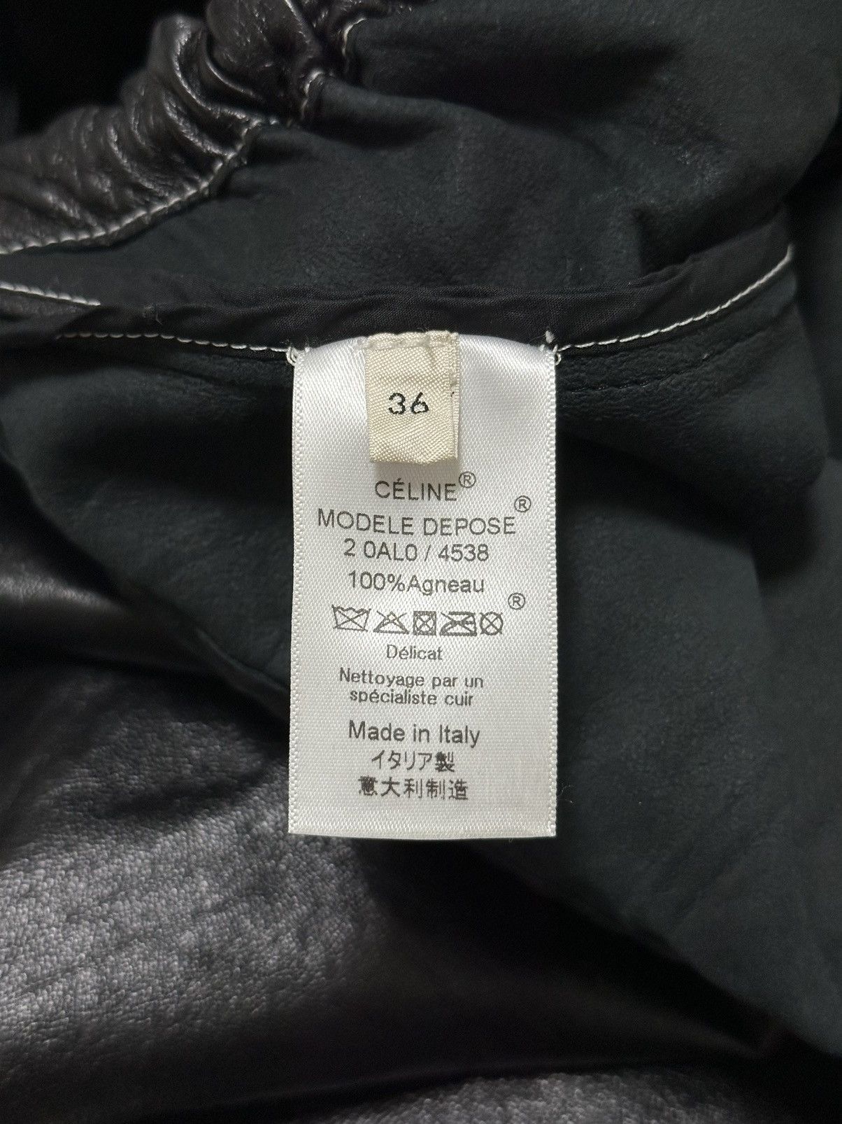 Celine CELINE Resort 2016 Cut Out Detail Leather Top Size XS / US 0-2 / IT 36-38 - 6 Thumbnail